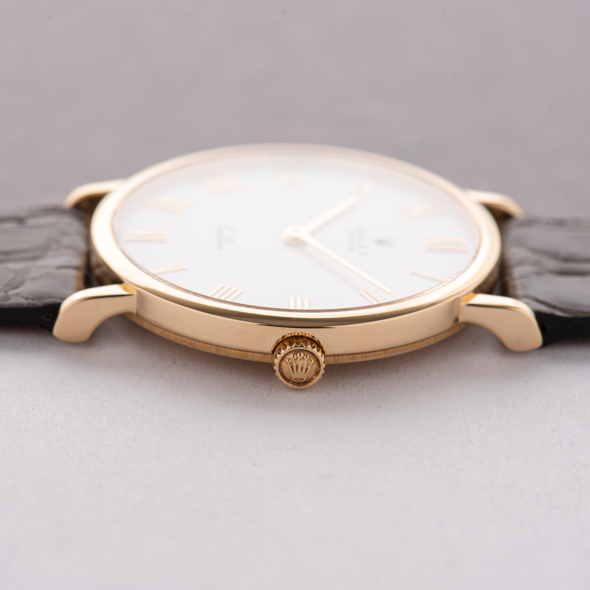 Zicht op Rolex Cellini 18K Geelgouden jurk Watch Cal 1601 Ref 5112
