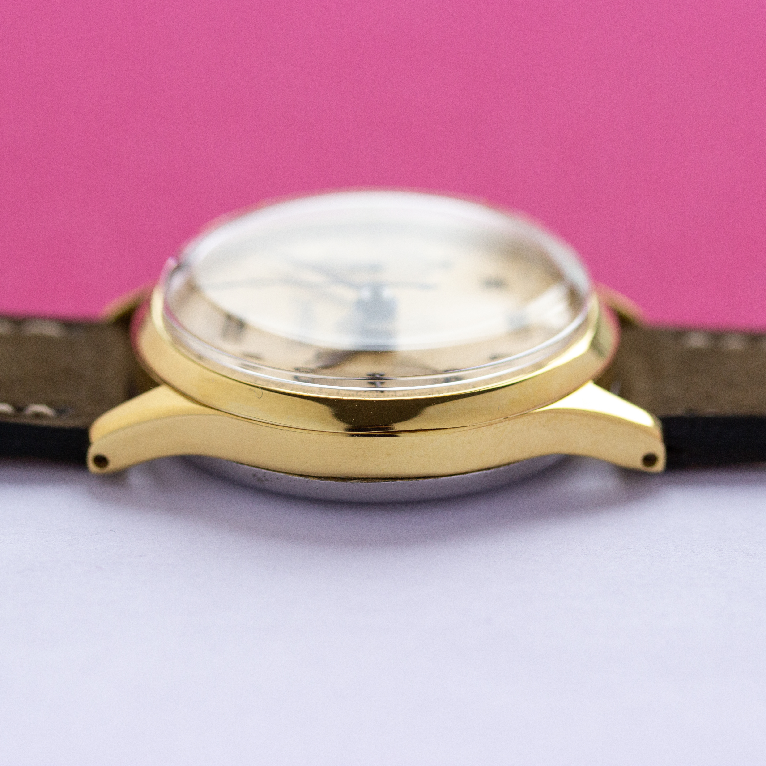 View of Bovet Chronograph Radium Dial Landeron 51