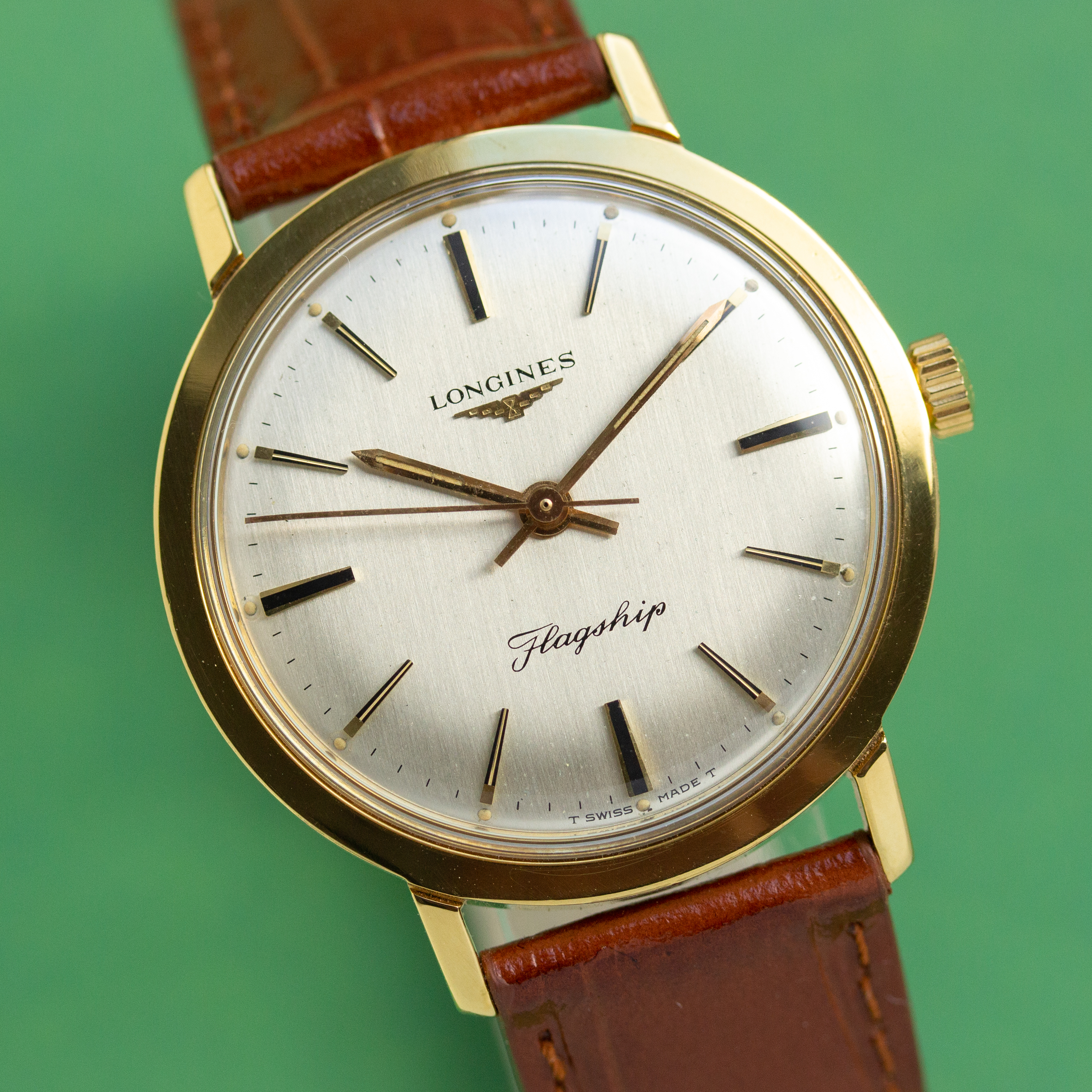 Zicht op Longines Flagship Dress centre seconden ref 7812