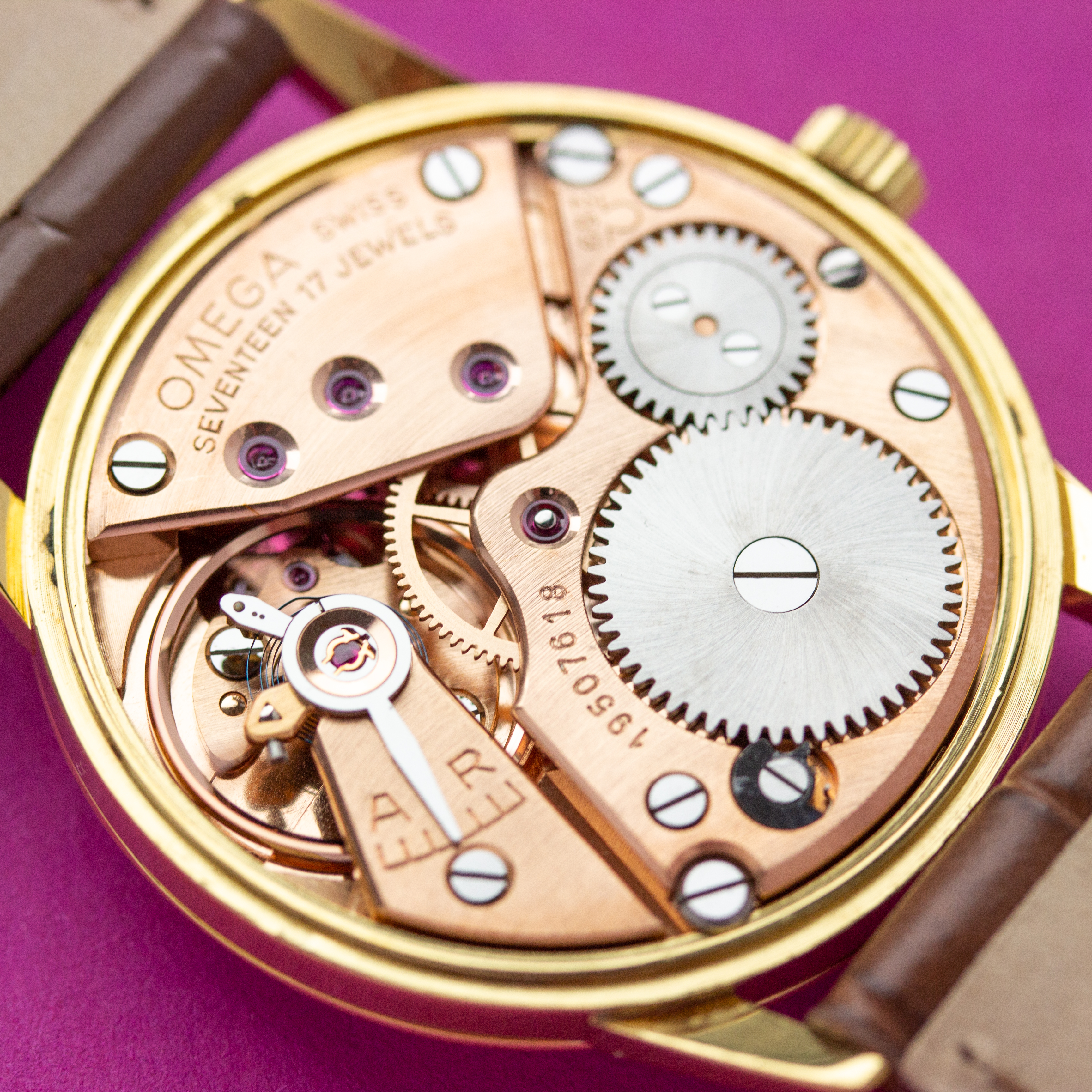 Zicht op Omega Dress sub second cal 269 Réf 14713