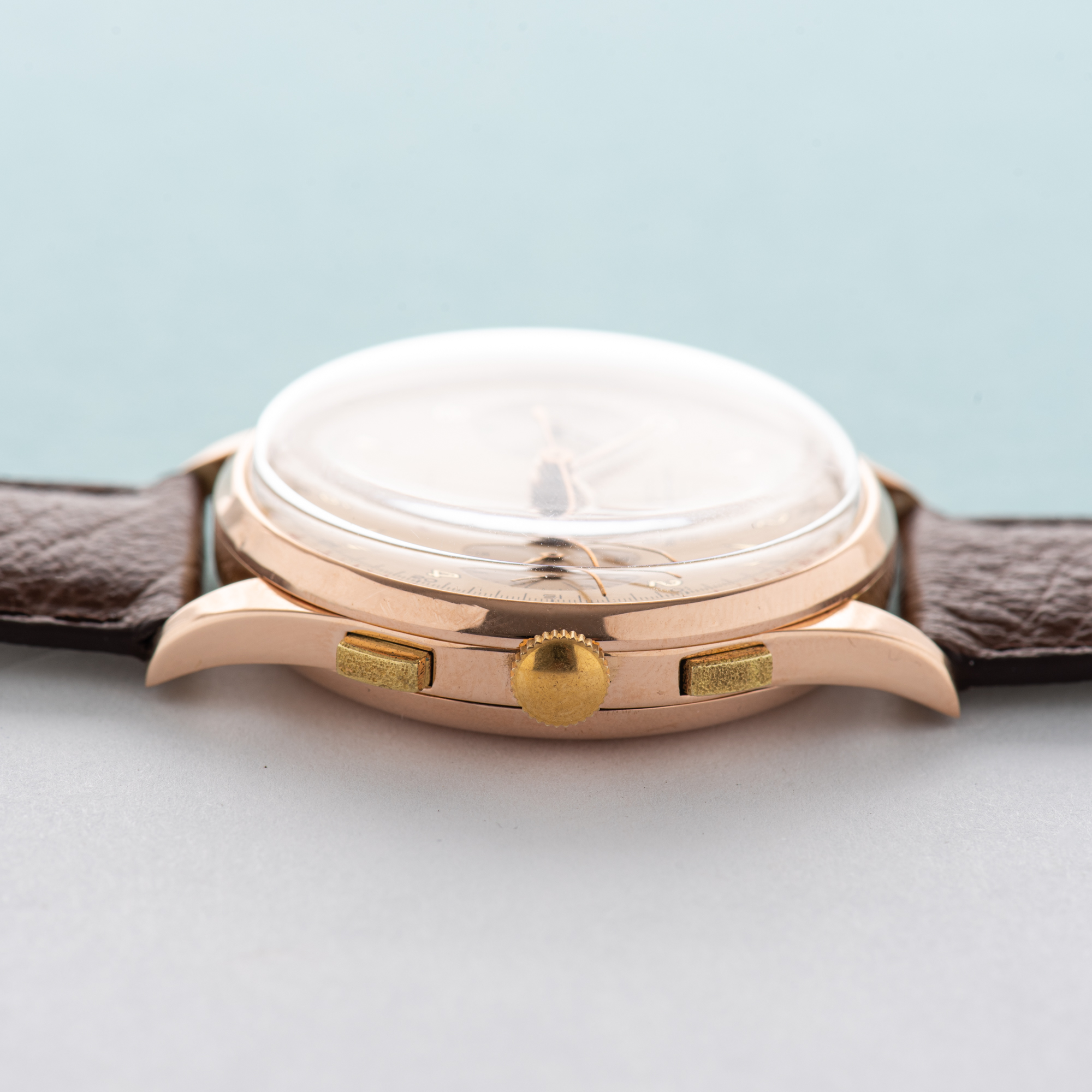 View of Zelus Chronograph Switzerland 18K Rose Gold Oversize