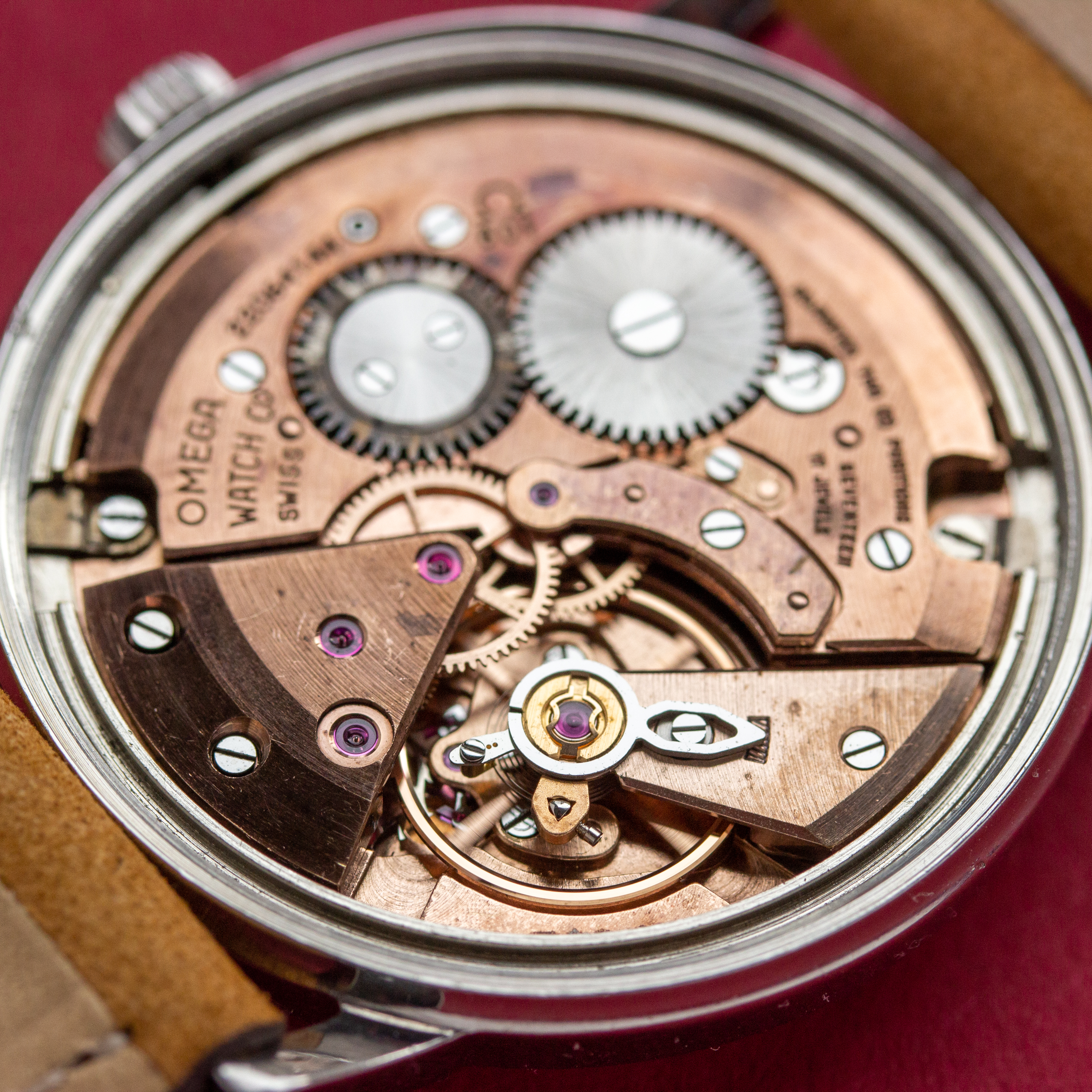 Vue de Omega Genève Réf 135.011 Seahorse Case from 1965
