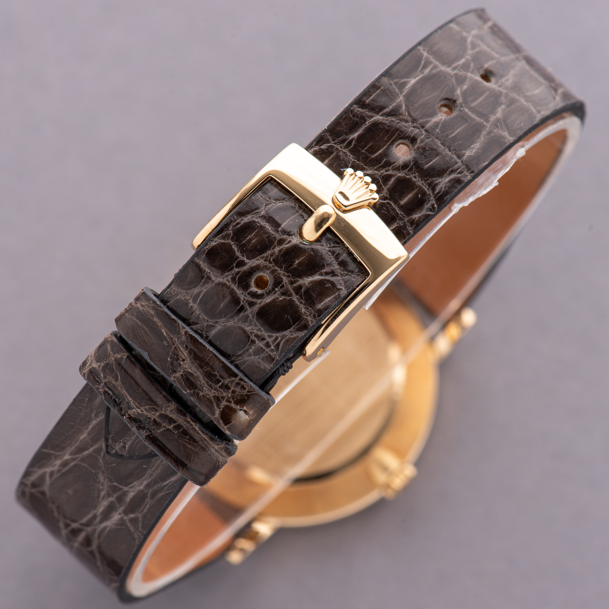 Zicht op Rolex Cellini 18K Geelgouden jurk Watch Cal 1601 Ref 5112