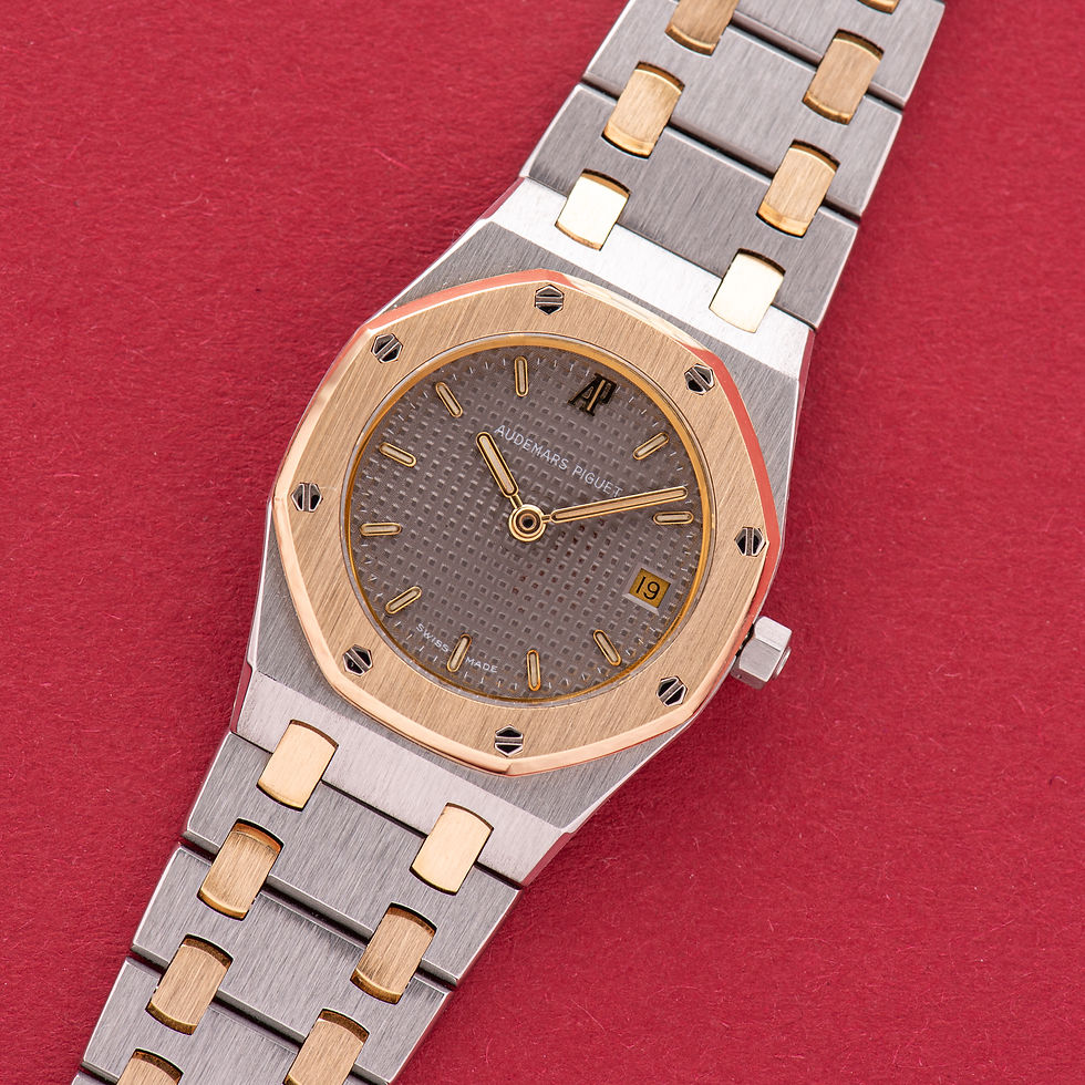 Miniature : Audemars Piguet Royal Oak Lady Date 26 Gold / Steel circa 1992 Réf 66270SA