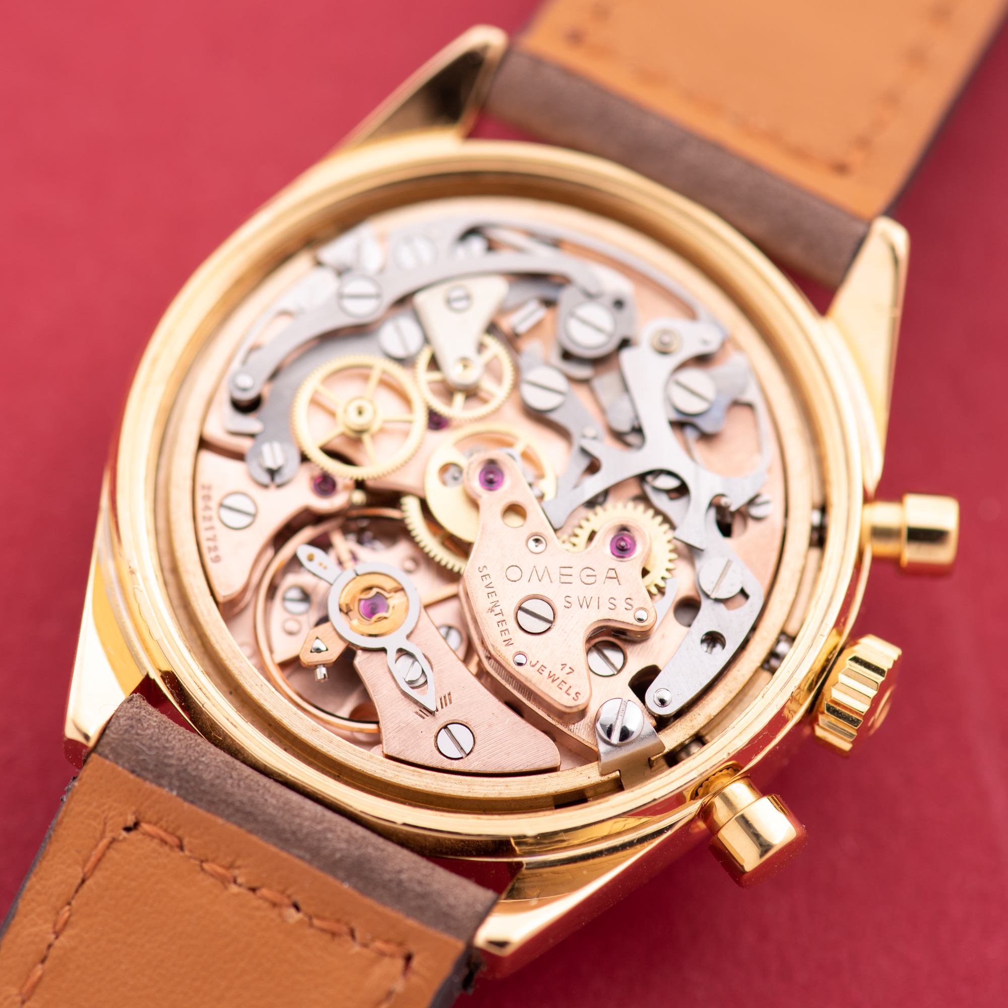 Vue de Omega De Ville Chronograph cal 861 from 1969 Réf 145.018