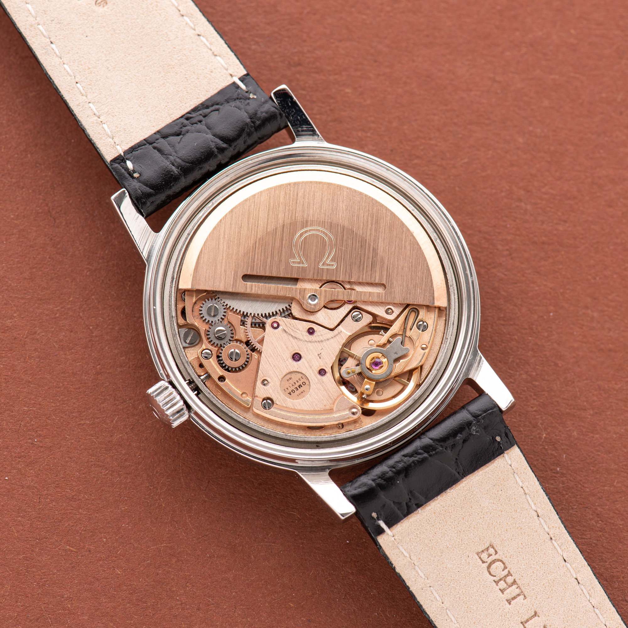 View of Omega Geneva Automatic Date From 1971 Ref 166.0163