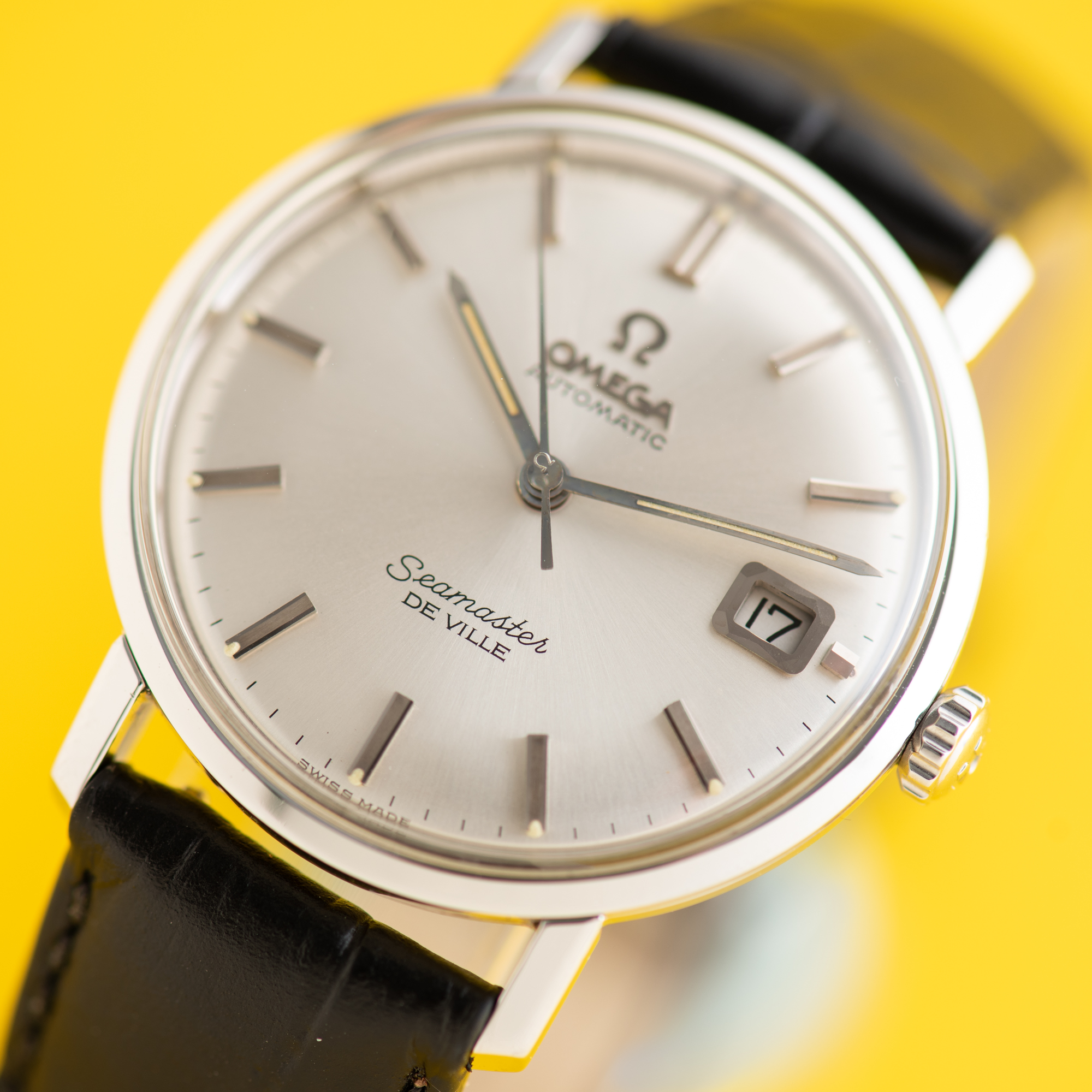 Zicht op Omega Seamaster De Ville Automatic Datum Ref 166.020