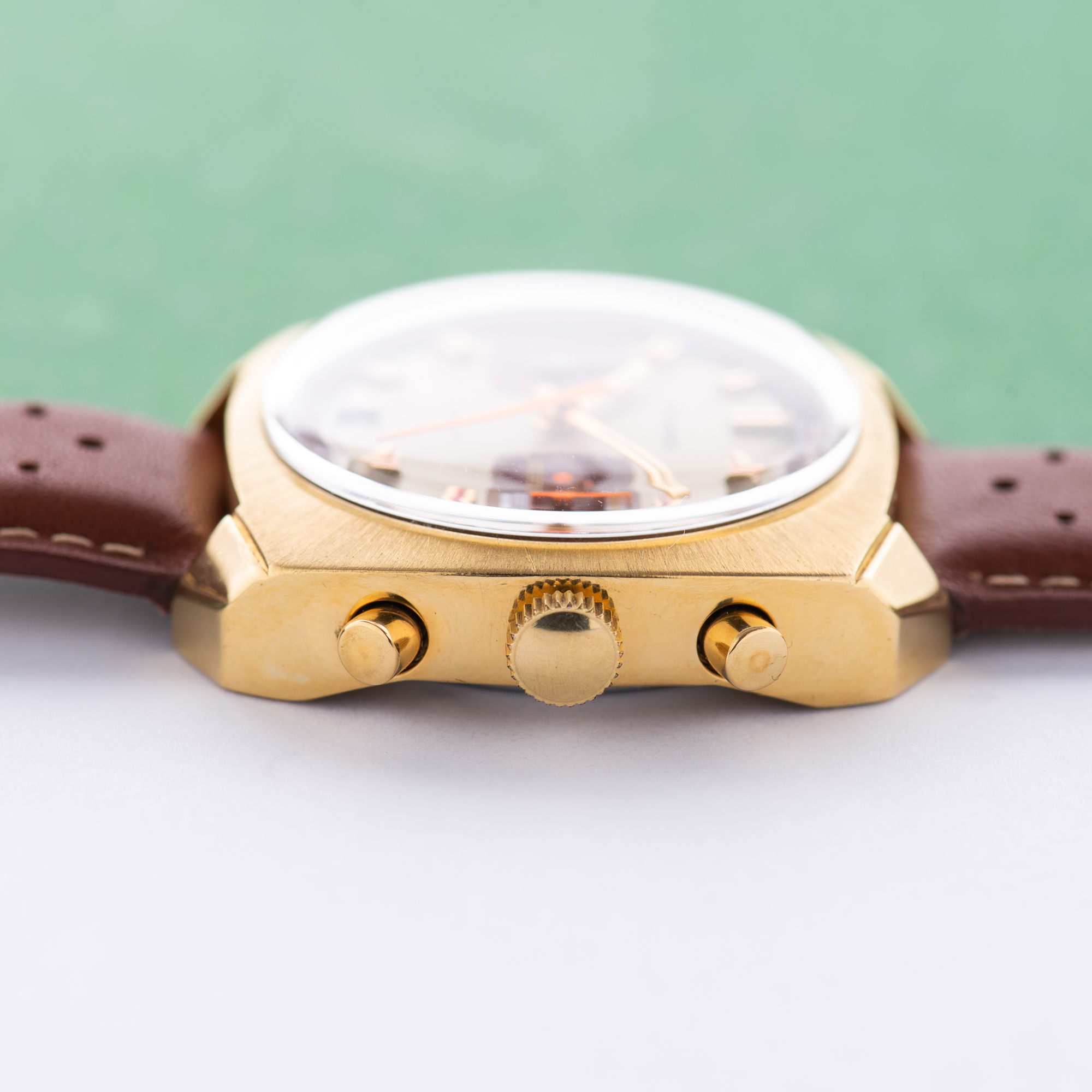 Zicht op Rodanex Chronographe incabloc valjoux 7734