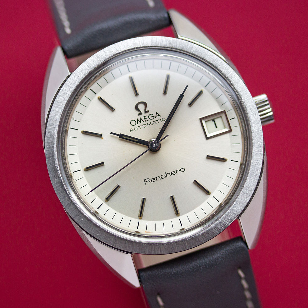 Thumbnail: Omega Ranchero Automatic Date Belgian market Réf 166.0218