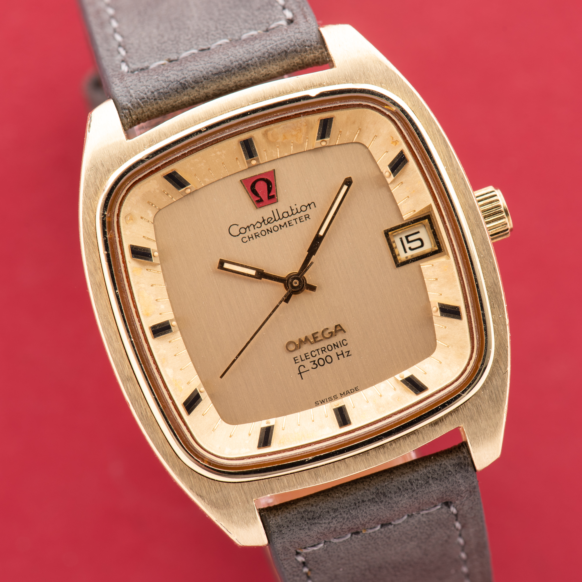 Vue de Omega Constellation Chronometer Electronic F300Hz from 1972 Ref 198.0027