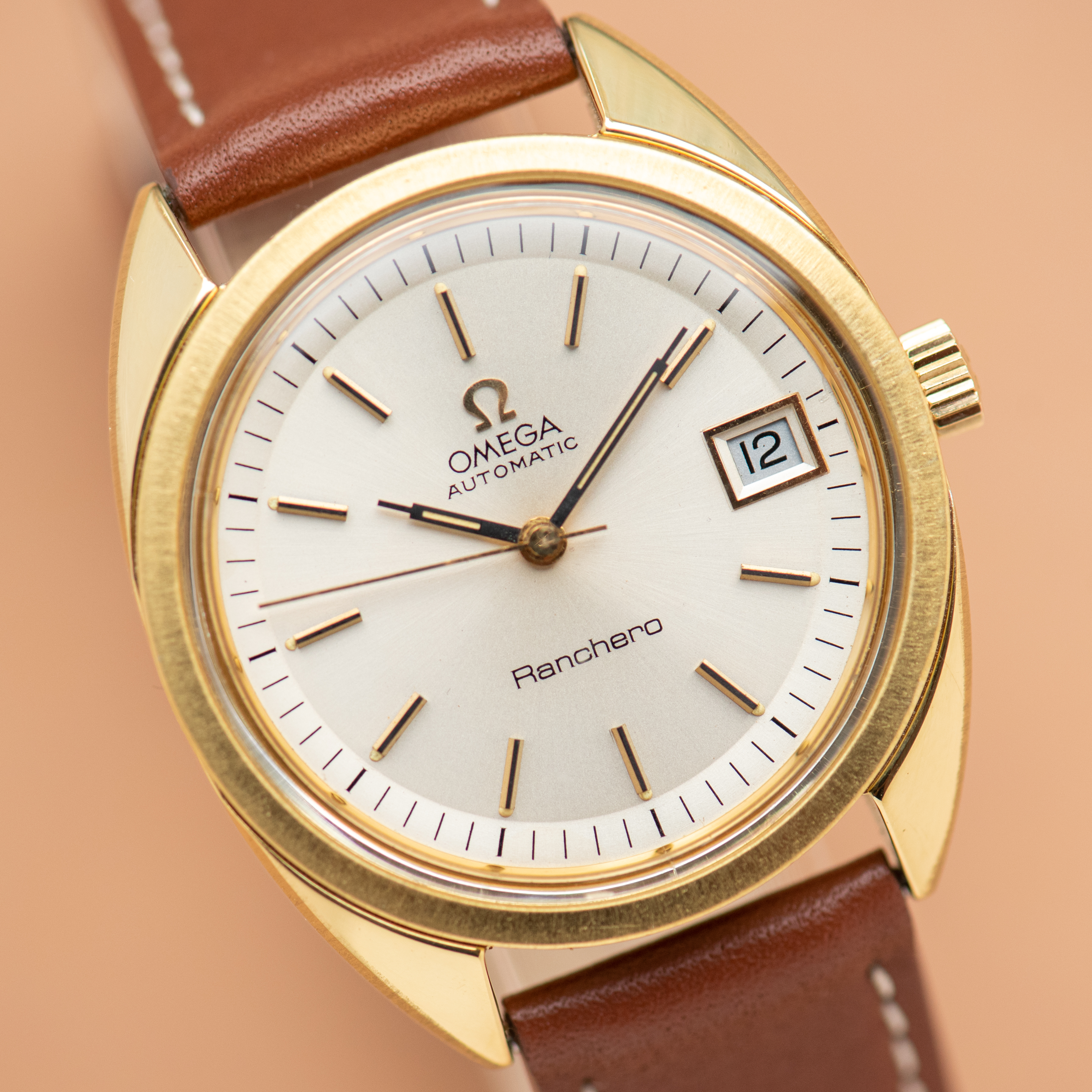 Zicht op Omega Ranchero Automatic Vanaf 1974 Ref 166.0218 cal 1012
