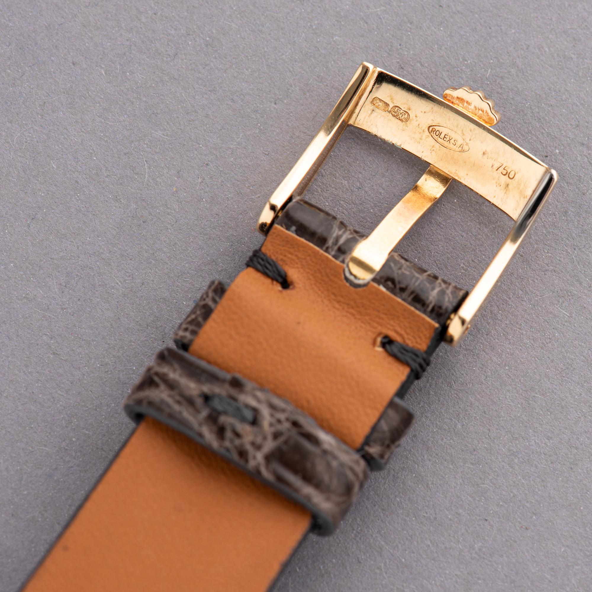 Zicht op Rolex Cellini 18K Geelgouden jurk Watch Cal 1601 Ref 5112