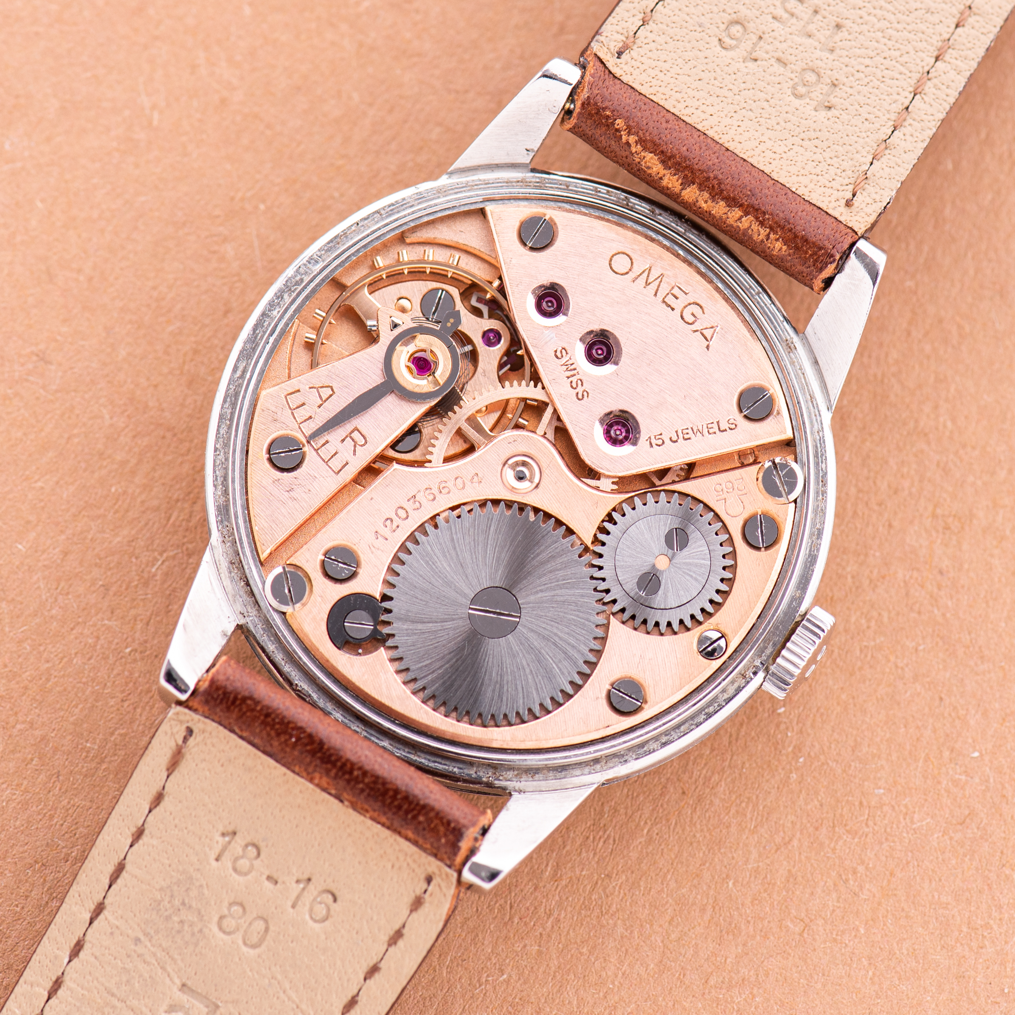 View of Omega small second ref 2495-13 cal 265
