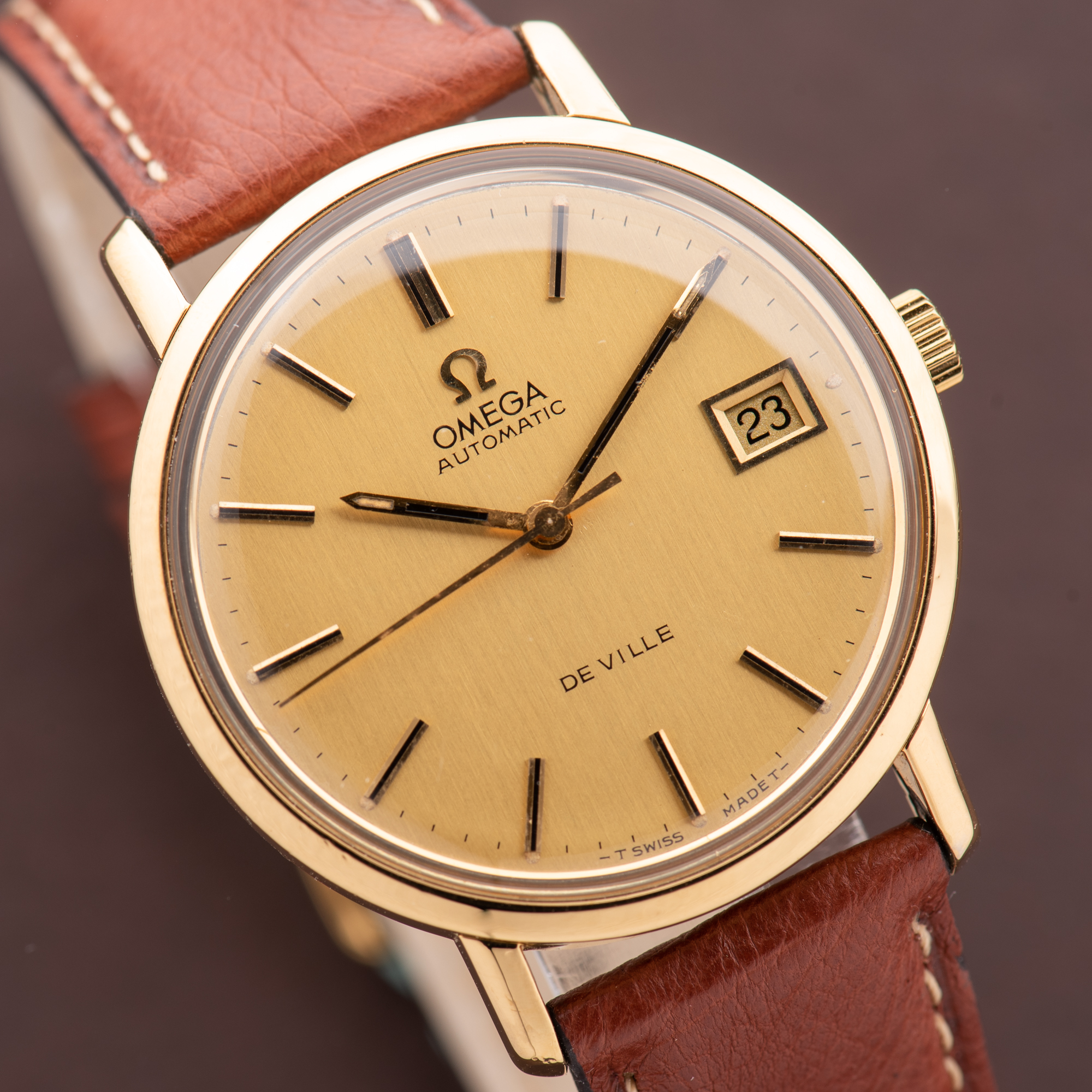 View of Omega Geneva Automatic Date ref 166.0161