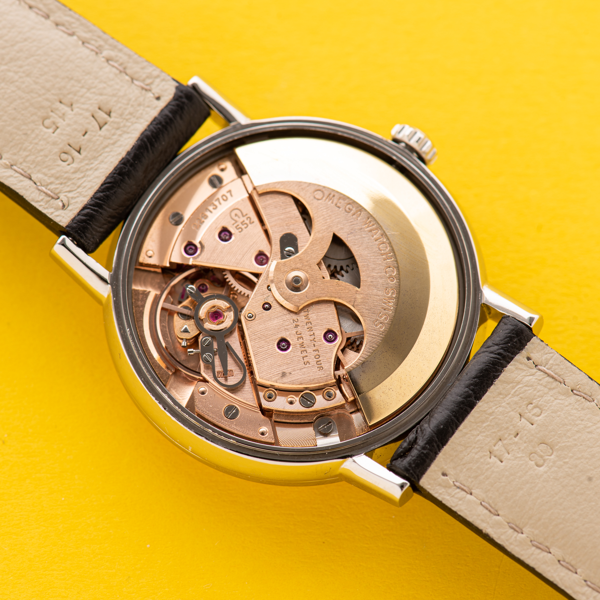 View of Omega Automatic Dress Watch Steel from 1965 Ref 161.009