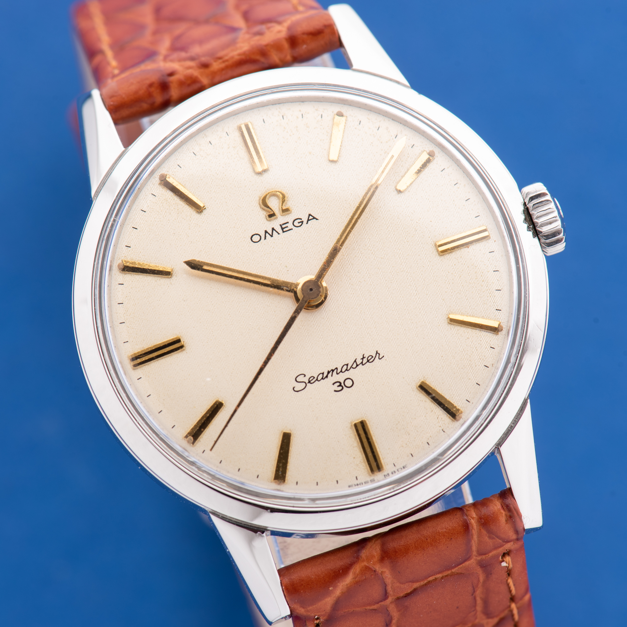 Zicht op Omega Seamaster 30 uit 1962 Ref 135.003