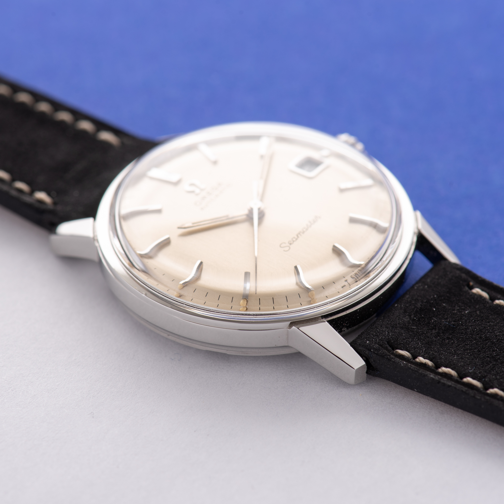 Vue de Omega Seamaster Automatic Date from 1968 Réf 166.002