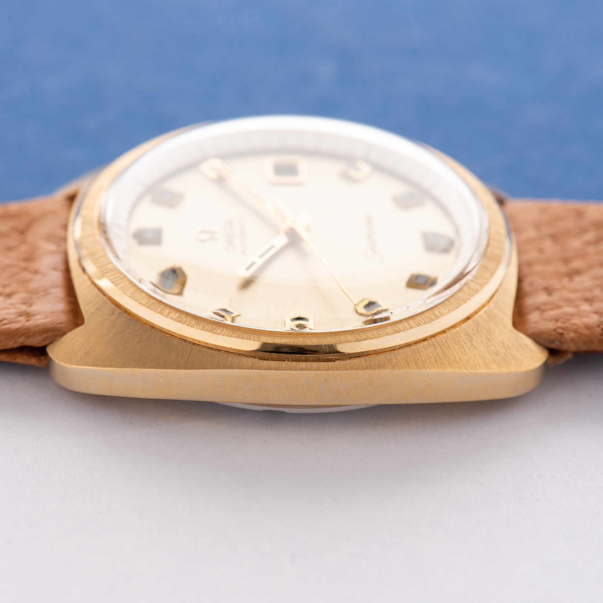 View of Omega Seamaster Automatic Jumbo Star Dial from 1969 Réf 166.065
