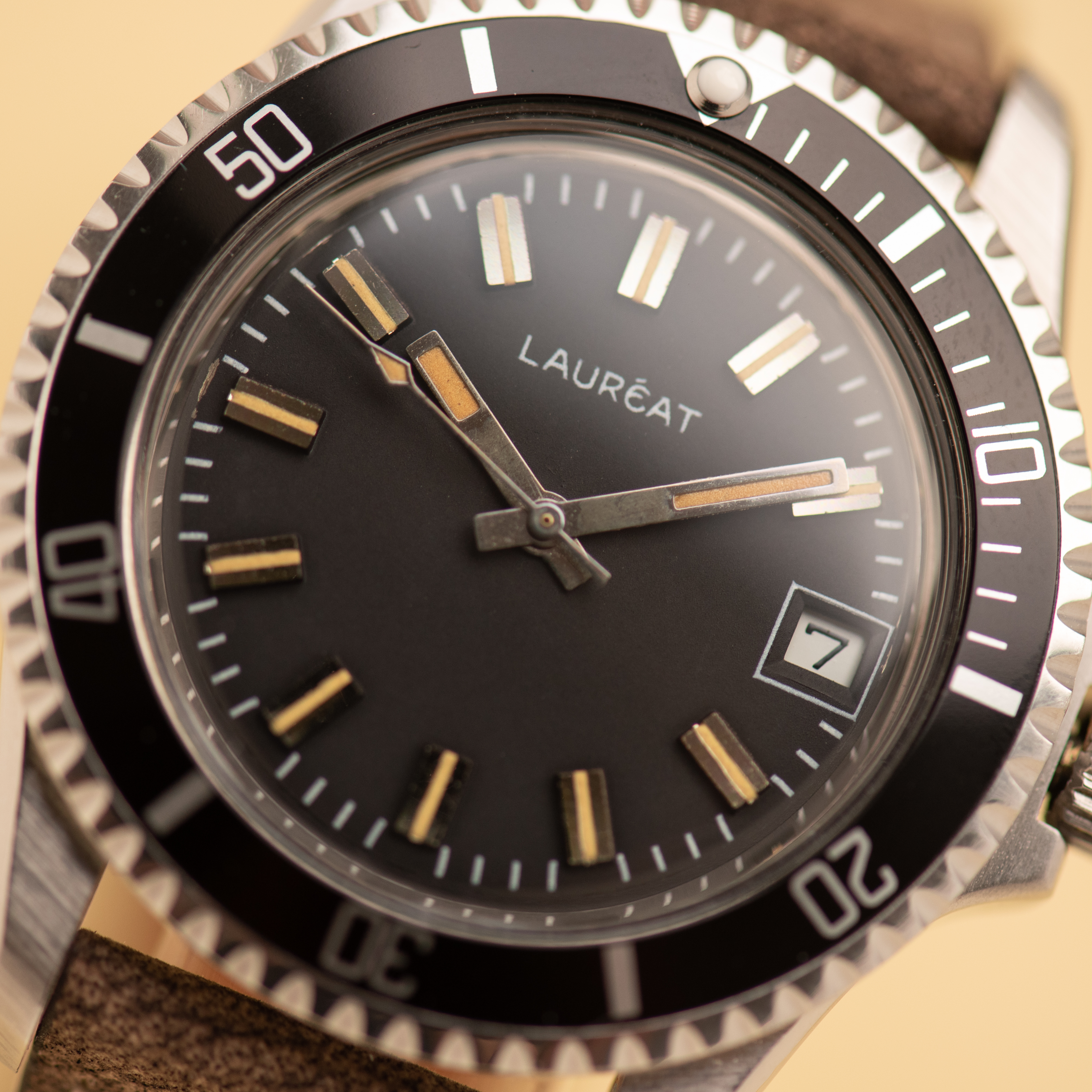 Vue de Lauréat Diver Automatic Rolex 5513 Style Réf 4344
