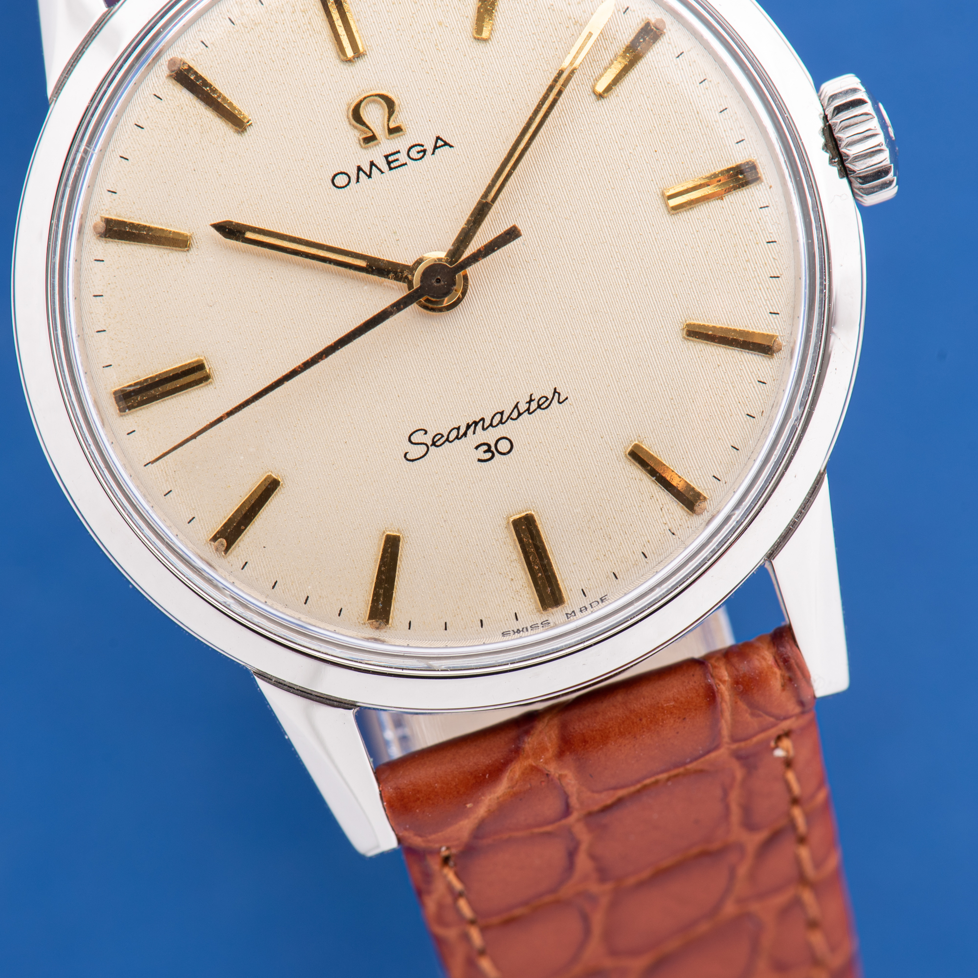Zicht op Omega Seamaster 30 uit 1962 Ref 135.003
