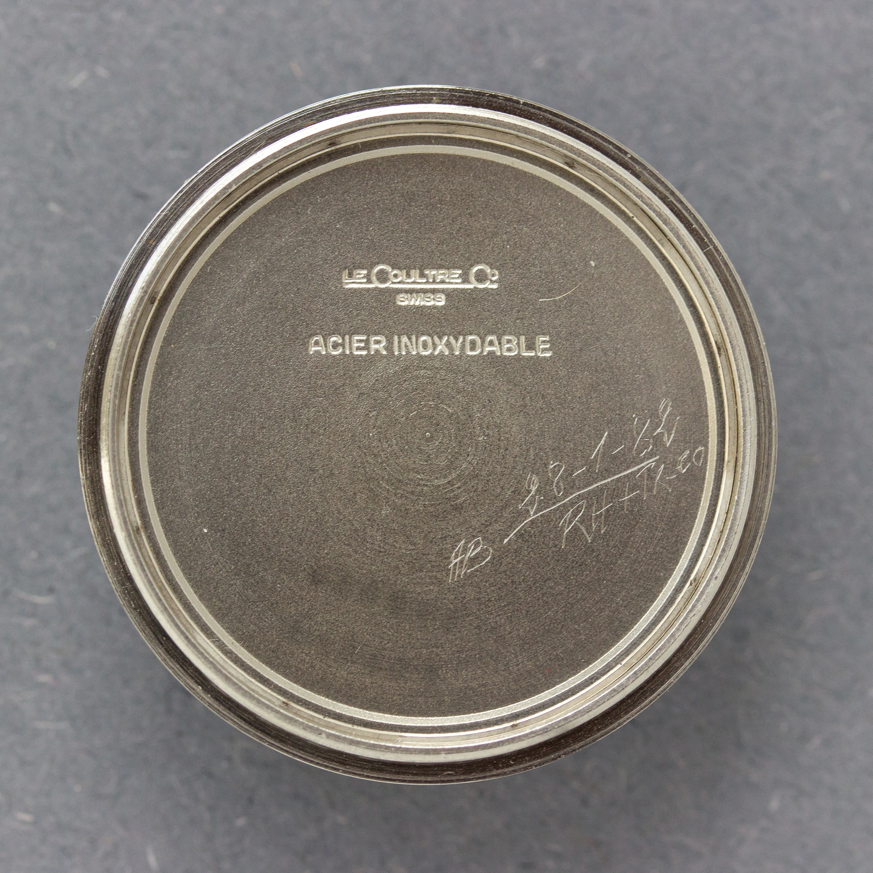 Vue de Jaeger Lecoultre Club Dress centre second Steel Réf 200105