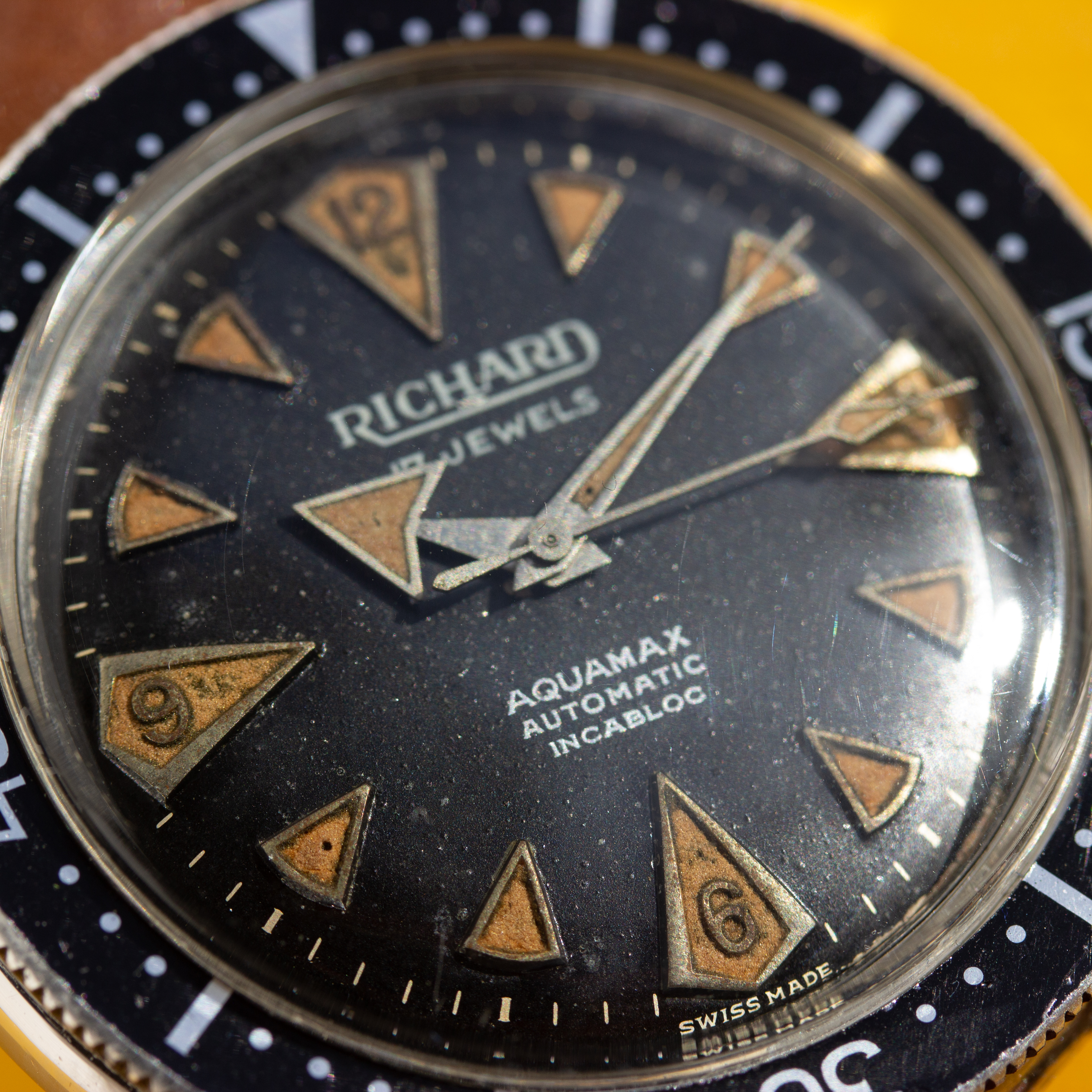Vue de Richard Aquamax 17 Jewels Automatic Compressor Diver réf 8827
