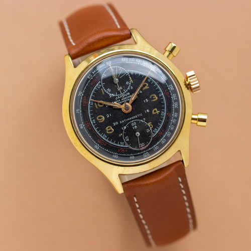 Jardur Up Down Jumbo Black Radium Military Chronograph Réf 3032