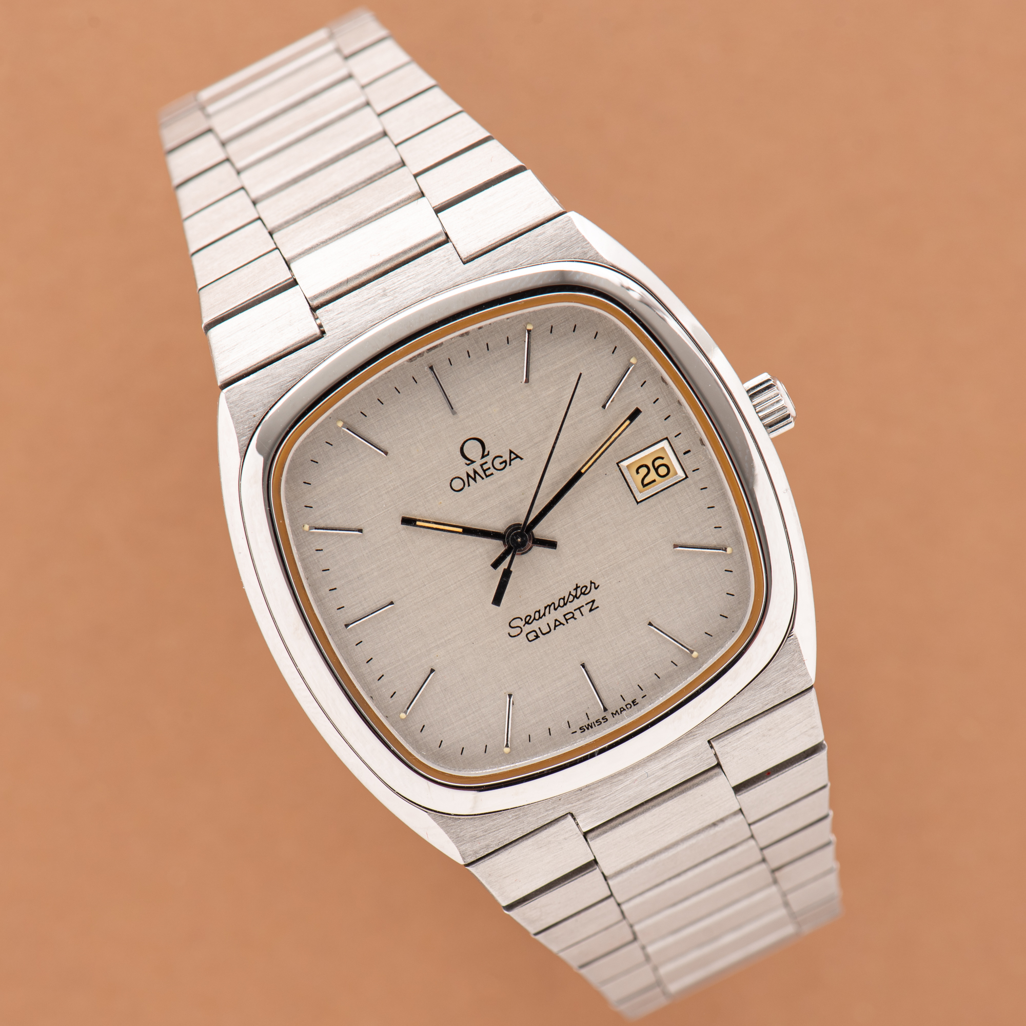 View of Omega Seamaster Quartz Full Set from 1981 cal 1342 Réf 396.0890