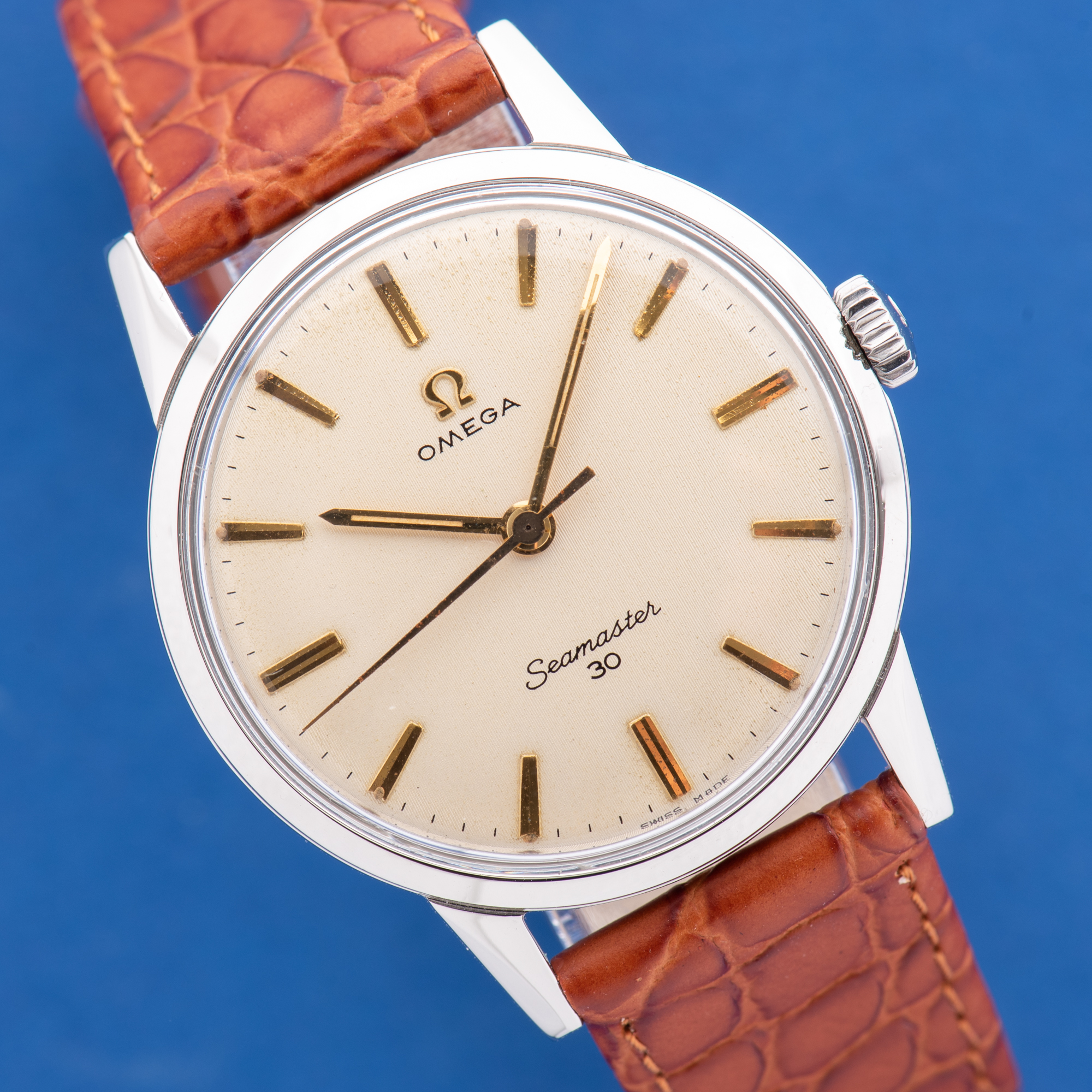Zicht op Omega Seamaster 30 uit 1962 Ref 135.003