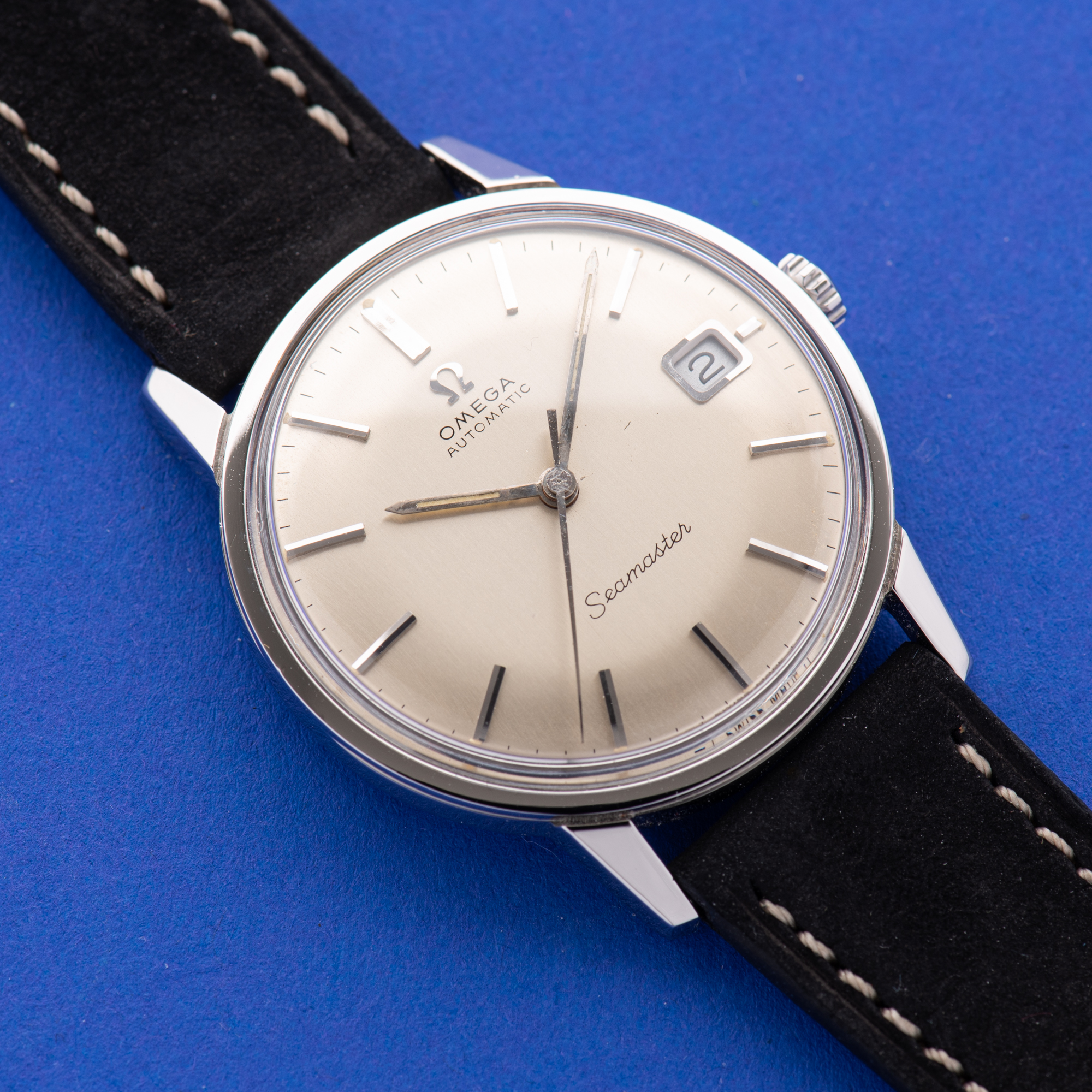 Vue de Omega Seamaster Automatic Date from 1968 Réf 166.002