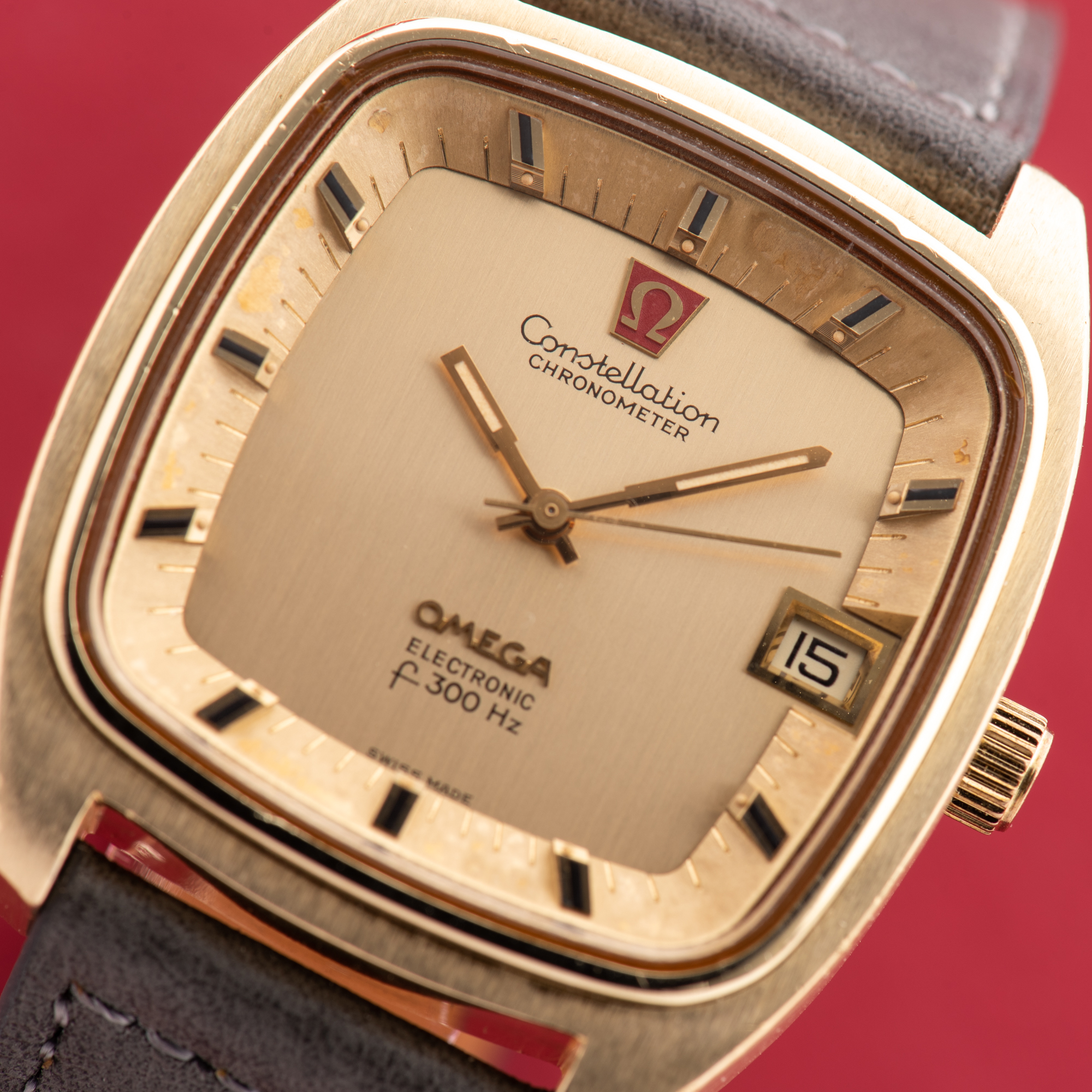 Vue de Omega Constellation Chronometer Electronic F300Hz from 1972 Ref 198.0027