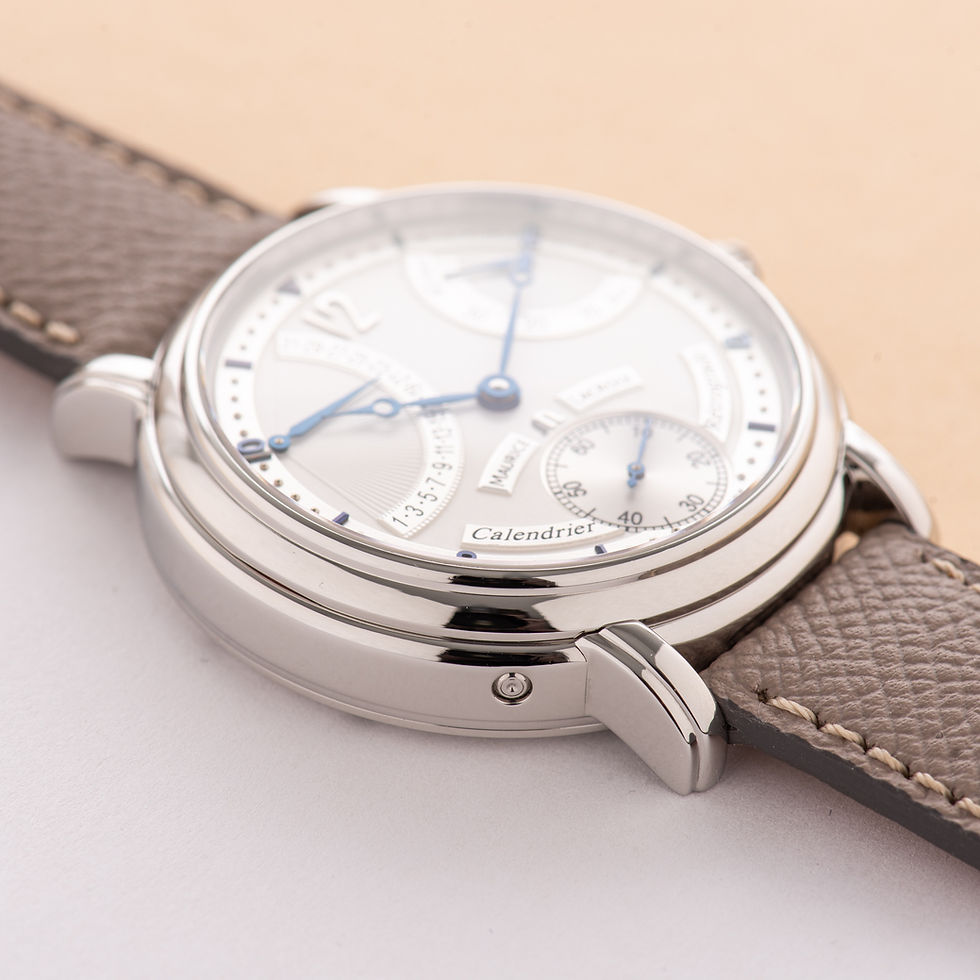 Miniature : Maurice Lacroix Masterpiece Calendrier Retrograde Acier Réf MP7068