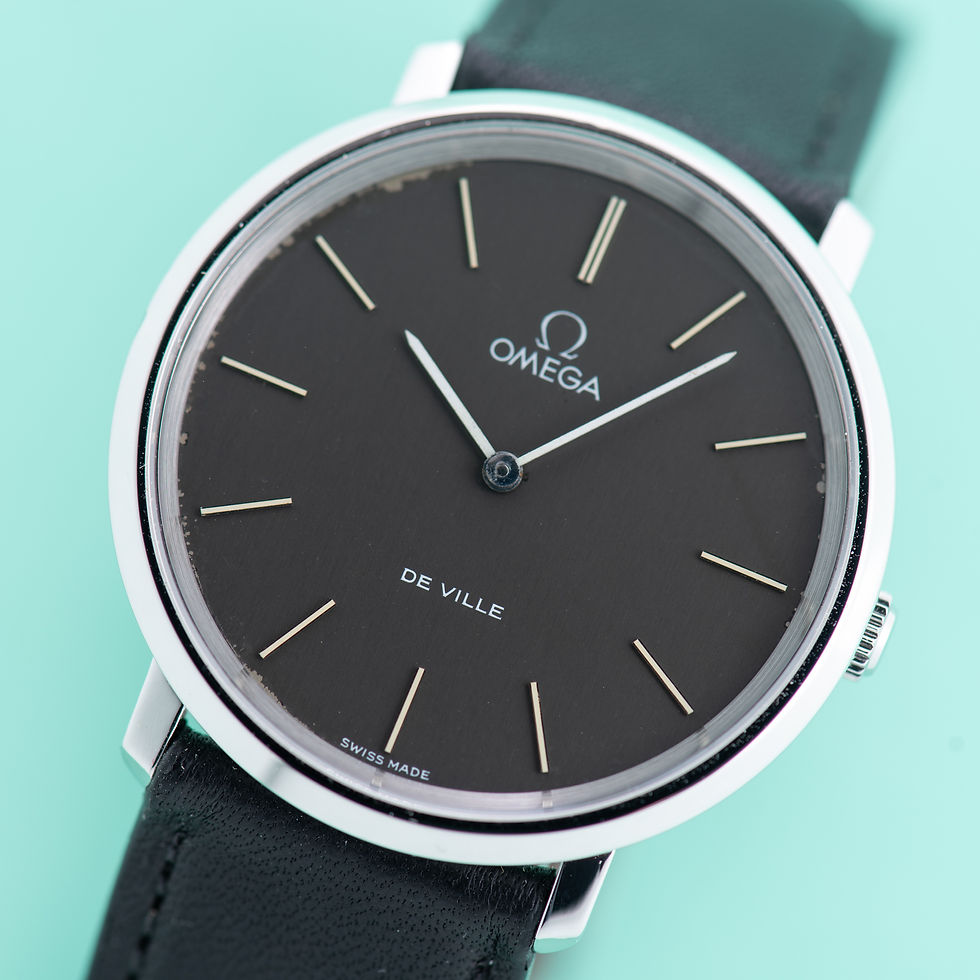 Miniature : Omega De Ville Dress Watch Grey Dial Steel Réf 111.0107