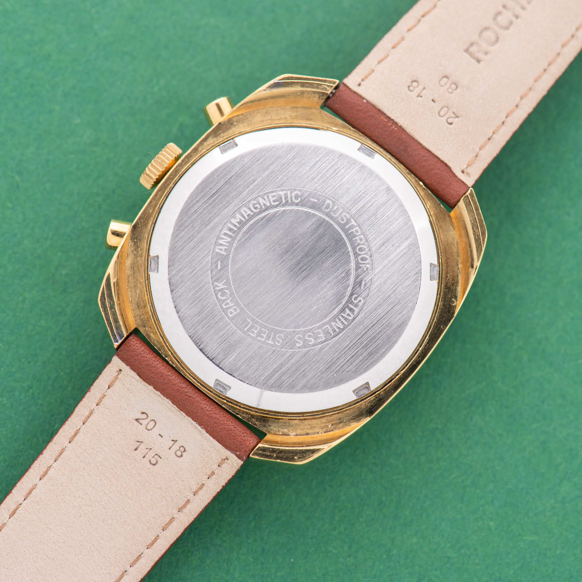 Zicht op Rodanex Chronographe incabloc valjoux 7734