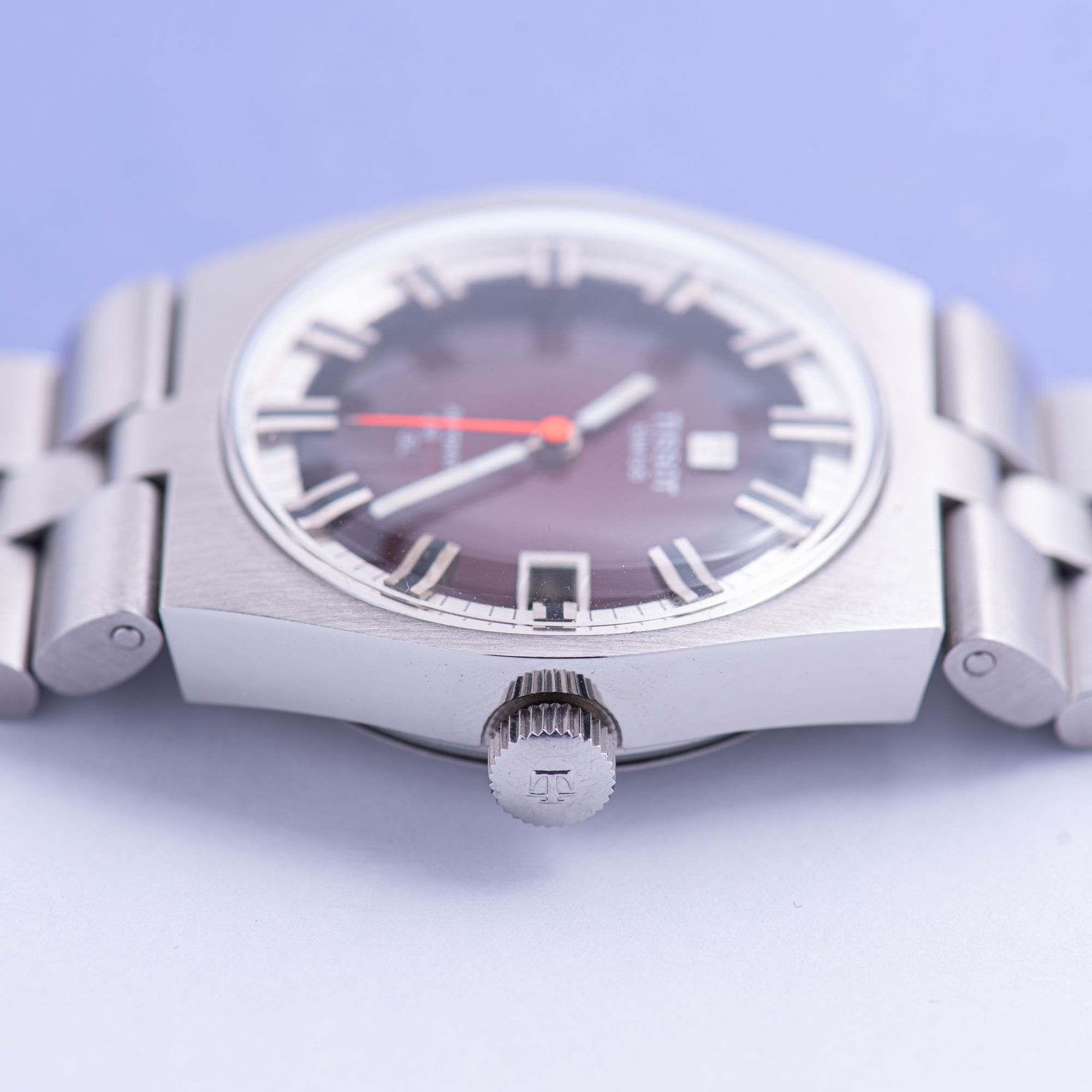 View of Tissot PR516 GL Red Bordeaux Ref 44672-6