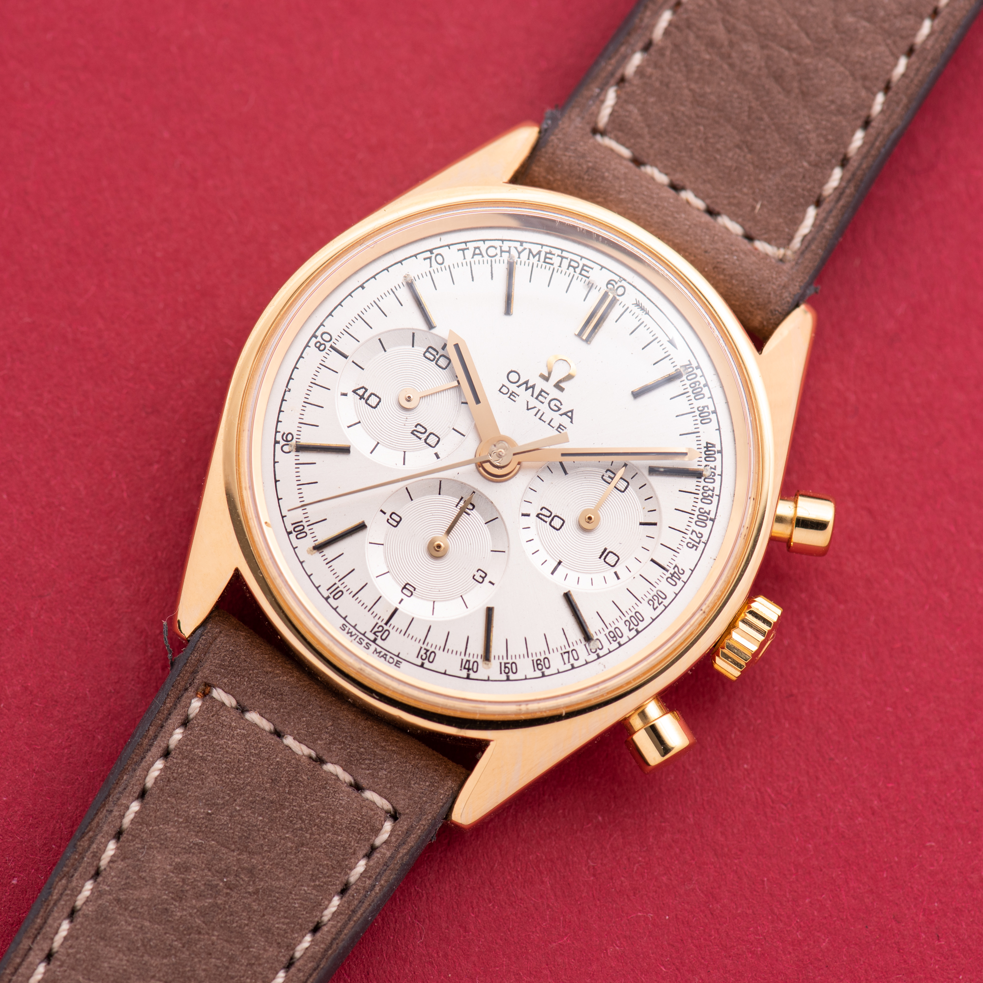 Vue de Omega De Ville Chronograph cal 861 from 1969 Réf 145.018
