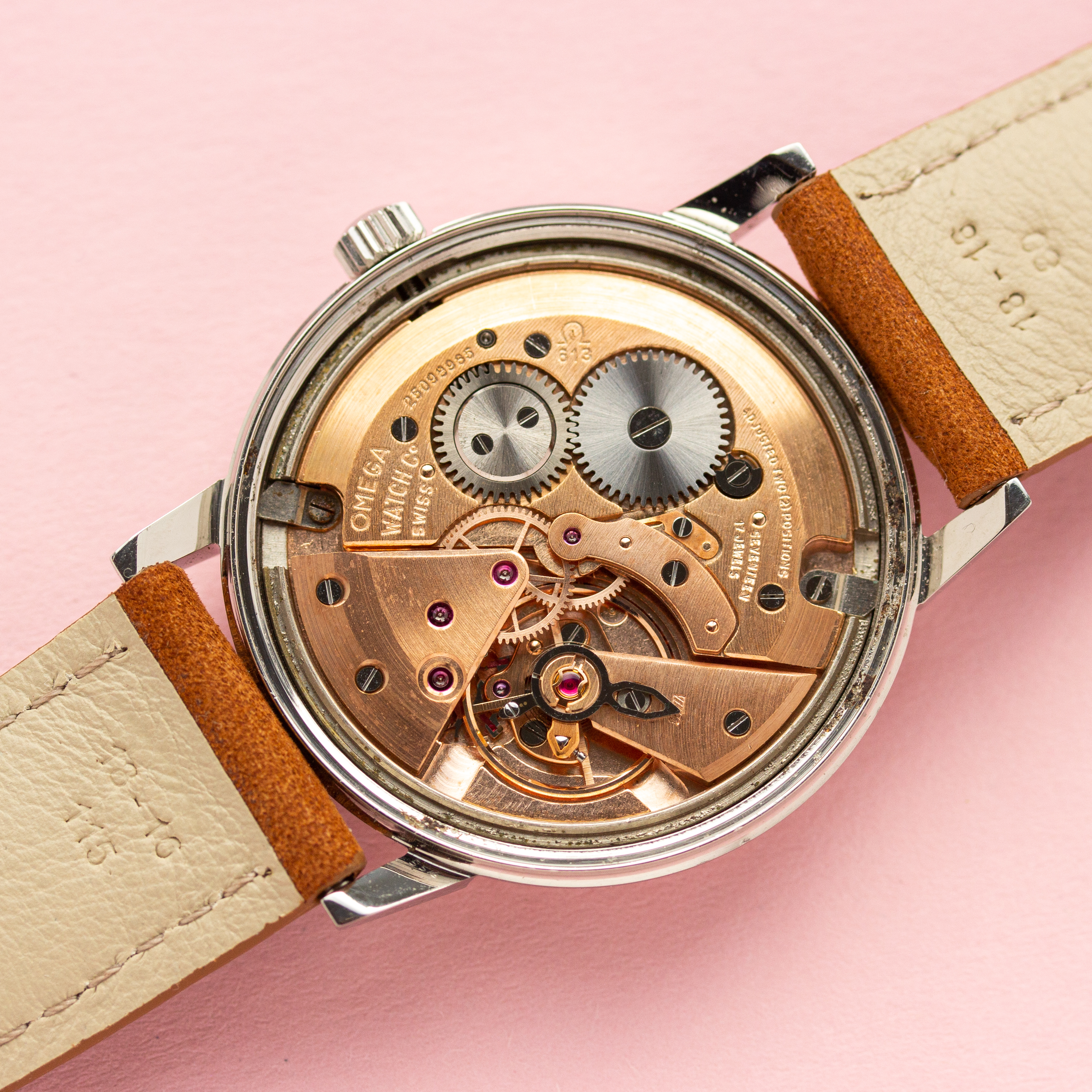 View of Omega Geneva Date Ref 136.00011 cal 613