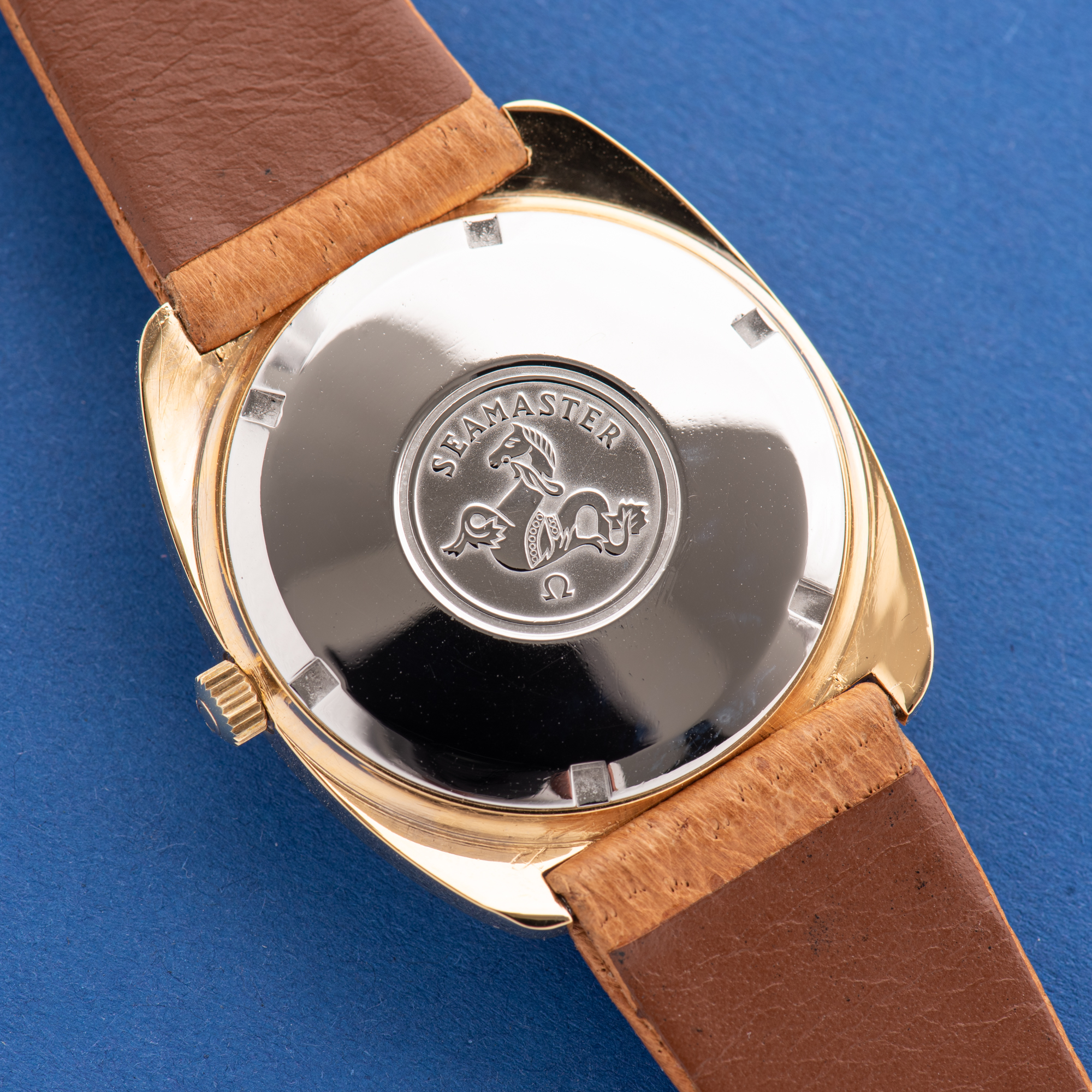 View of Omega Seamaster Automatic Jumbo Star Dial from 1969 Réf 166.065