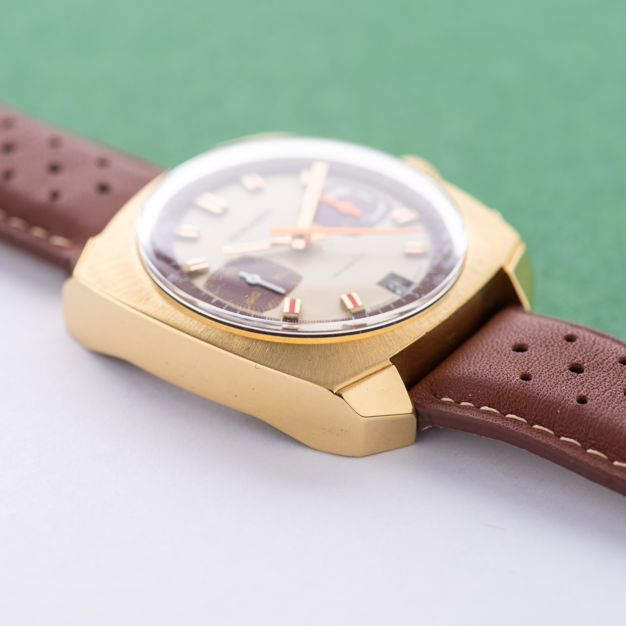 Zicht op Rodanex Chronographe incabloc valjoux 7734