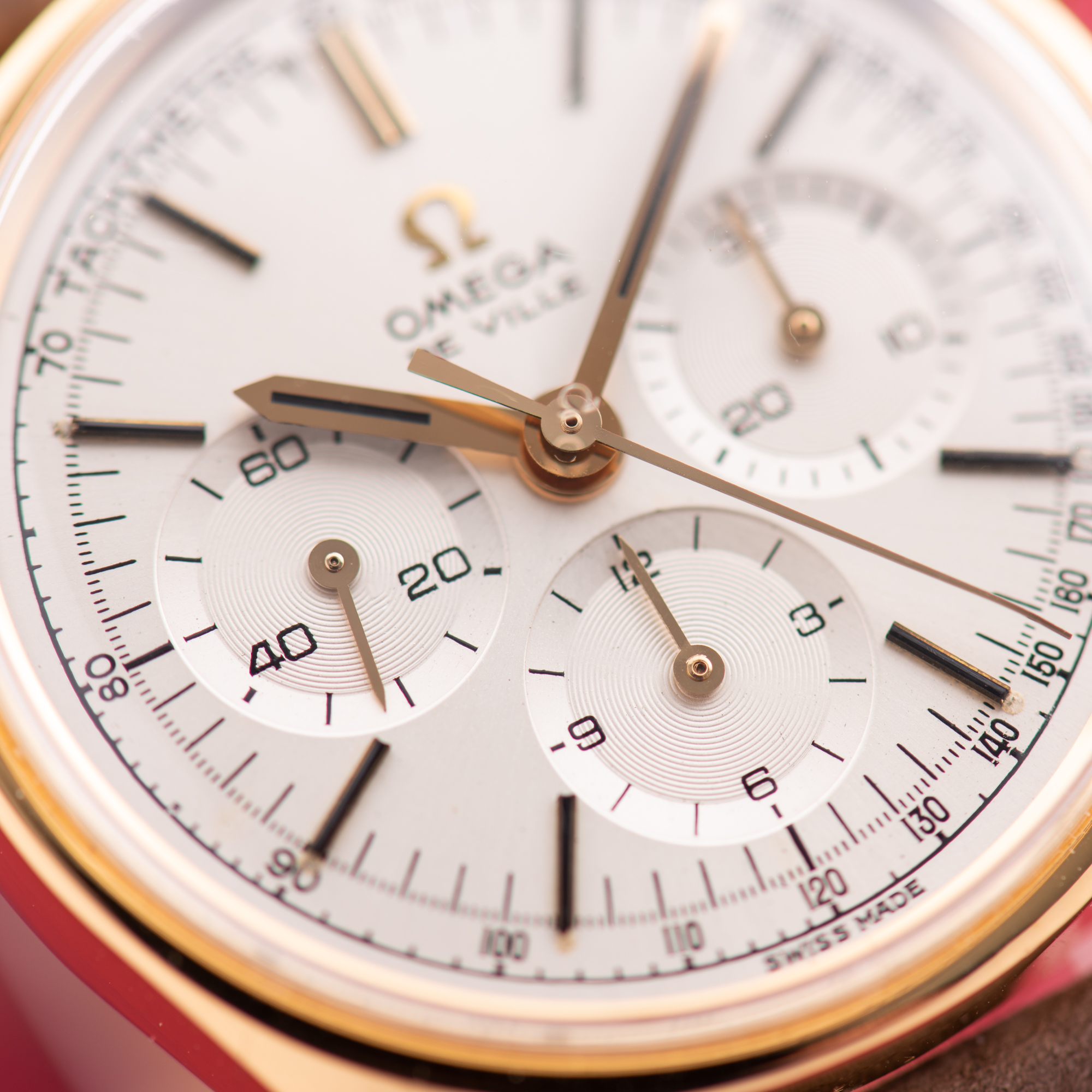Vue de Omega De Ville Chronograph cal 861 from 1969 Réf 145.018