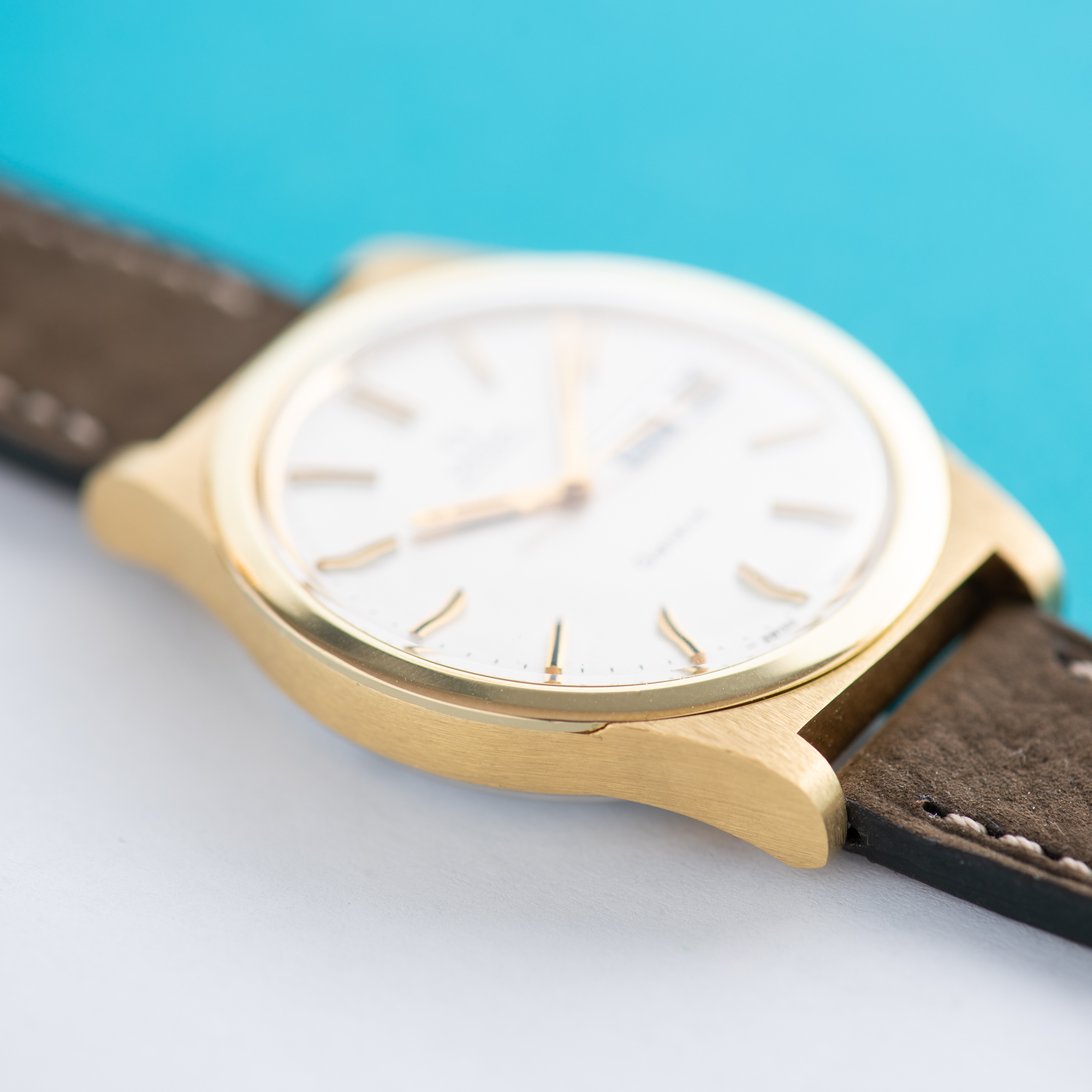 Zicht op Omega Genève Dag Datum Automatisch Cal 1022 Ref 166.069