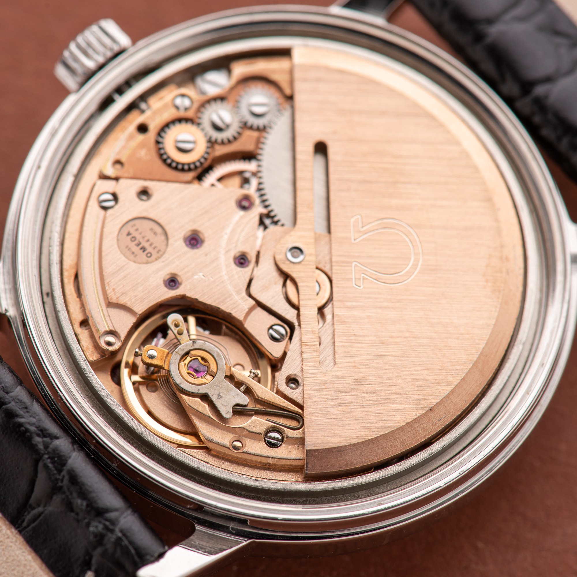 View of Omega Geneva Automatic Date From 1971 Ref 166.0163