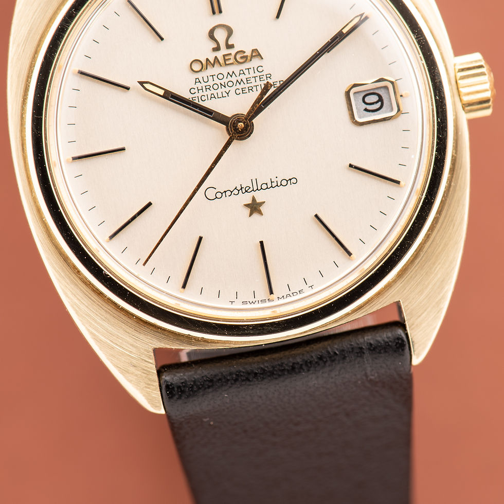 Thumbnail: Omega Constellation Chronometer C-shape 14K Gold capped from 1966 Réf 168.017