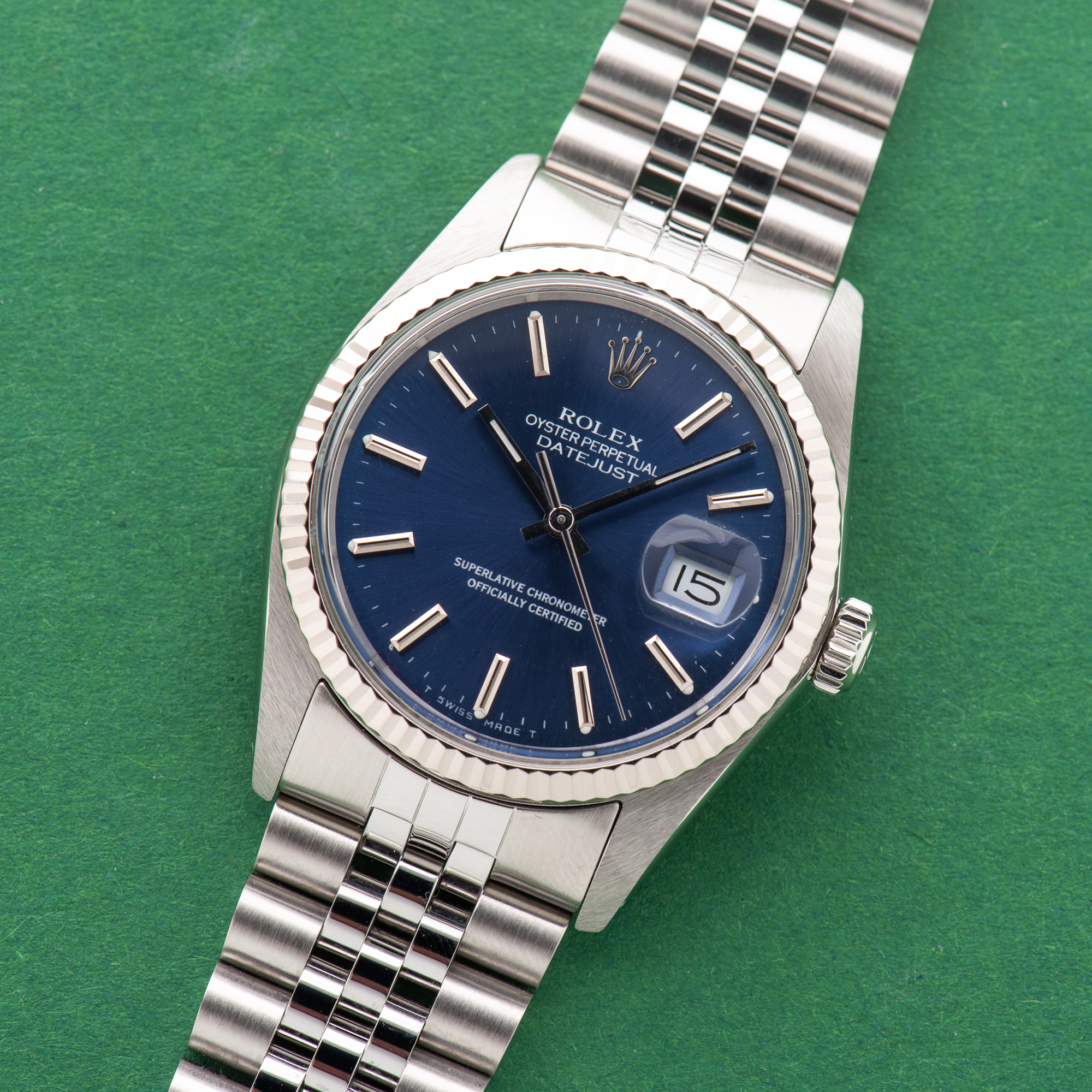 Vue de Rolex Oyster Perpetual Datejust from 1988  Réf 16014