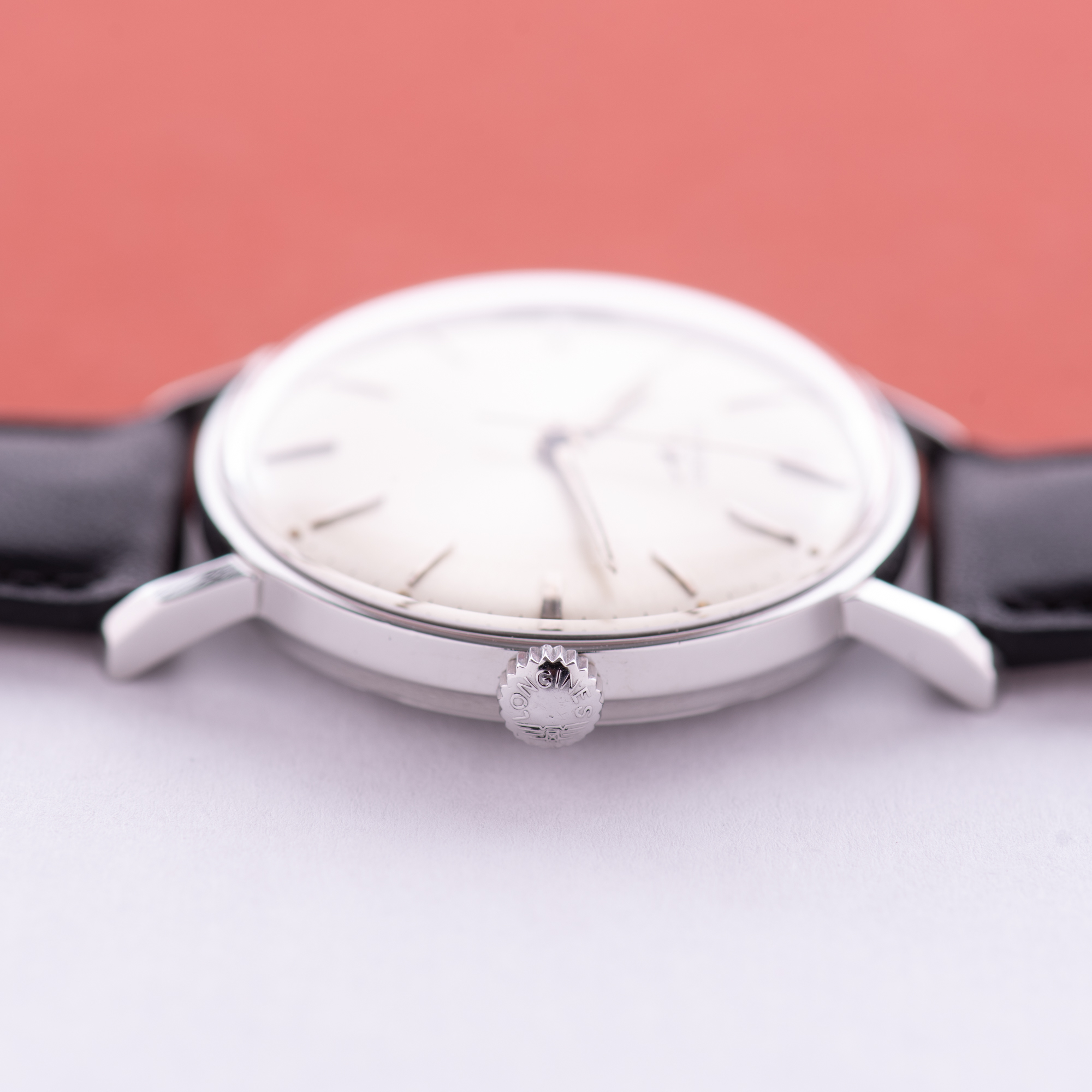 View of Longines Dress Watch Centre Seconds Steel Cal 280 Réf 7159