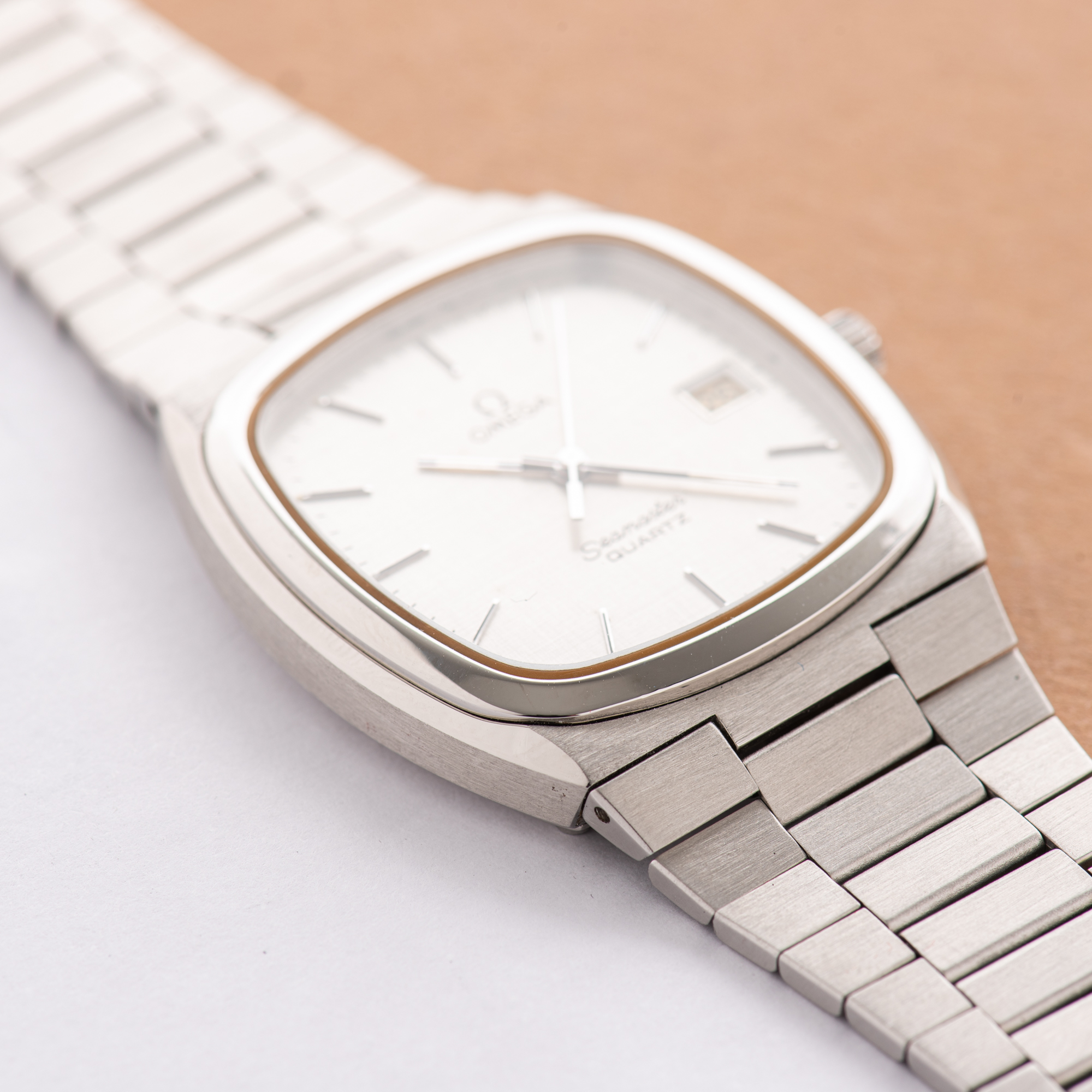 View of Omega Seamaster Quartz Full Set from 1981 cal 1342 Réf 396.0890