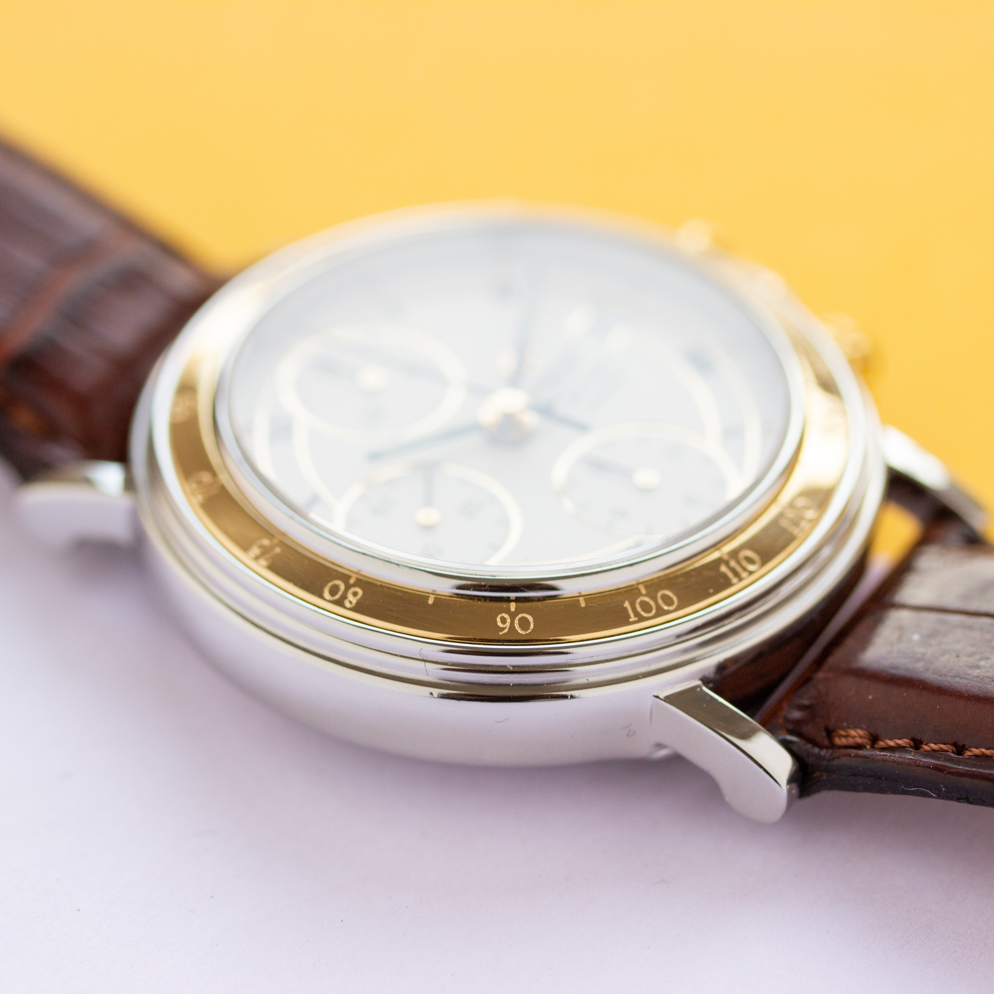Zicht op Raymond Weil Parsifal Automatic Chronograph 18K Gold/Staal ref 7789