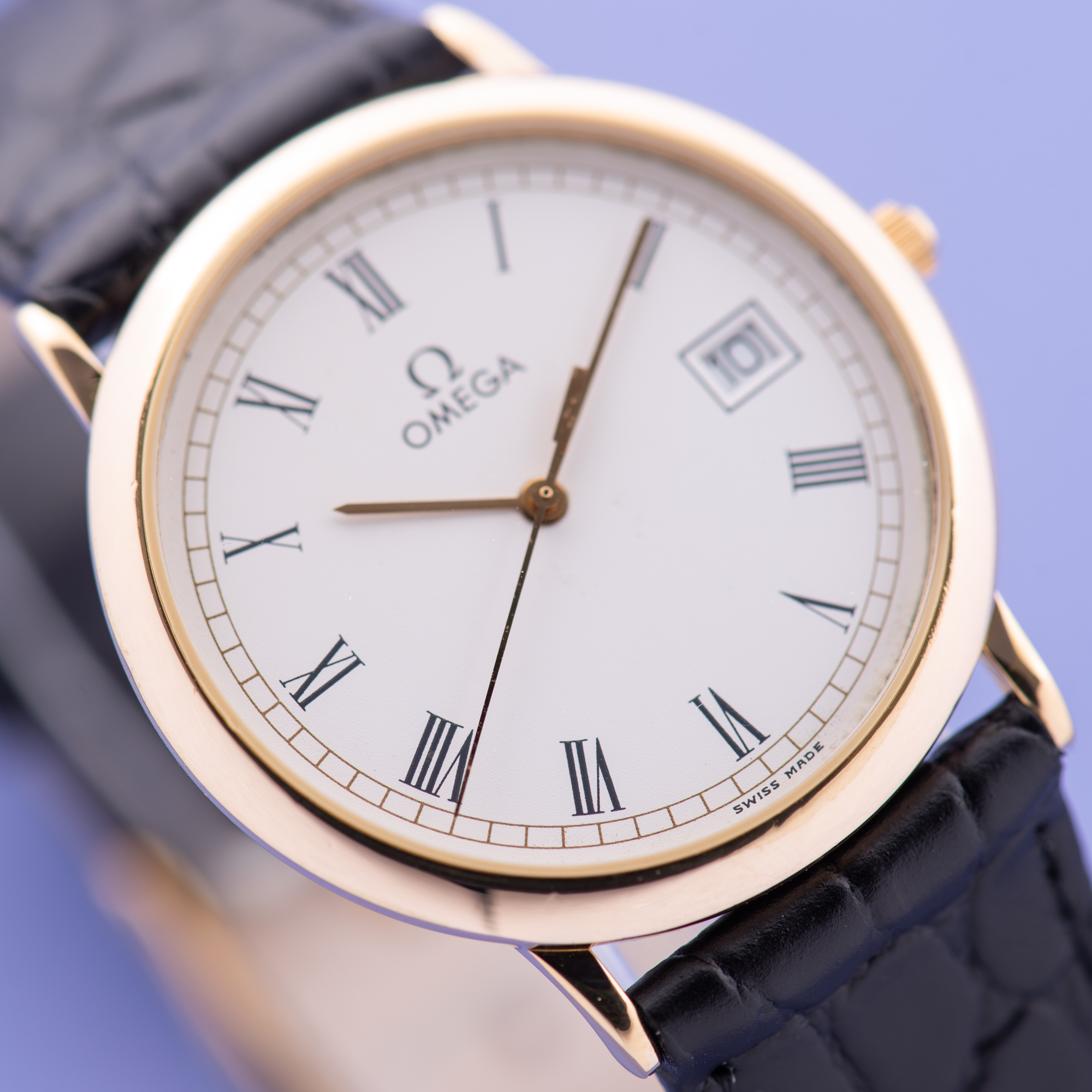 Vue de Omega De Ville Date Quartz Réf 196.0312