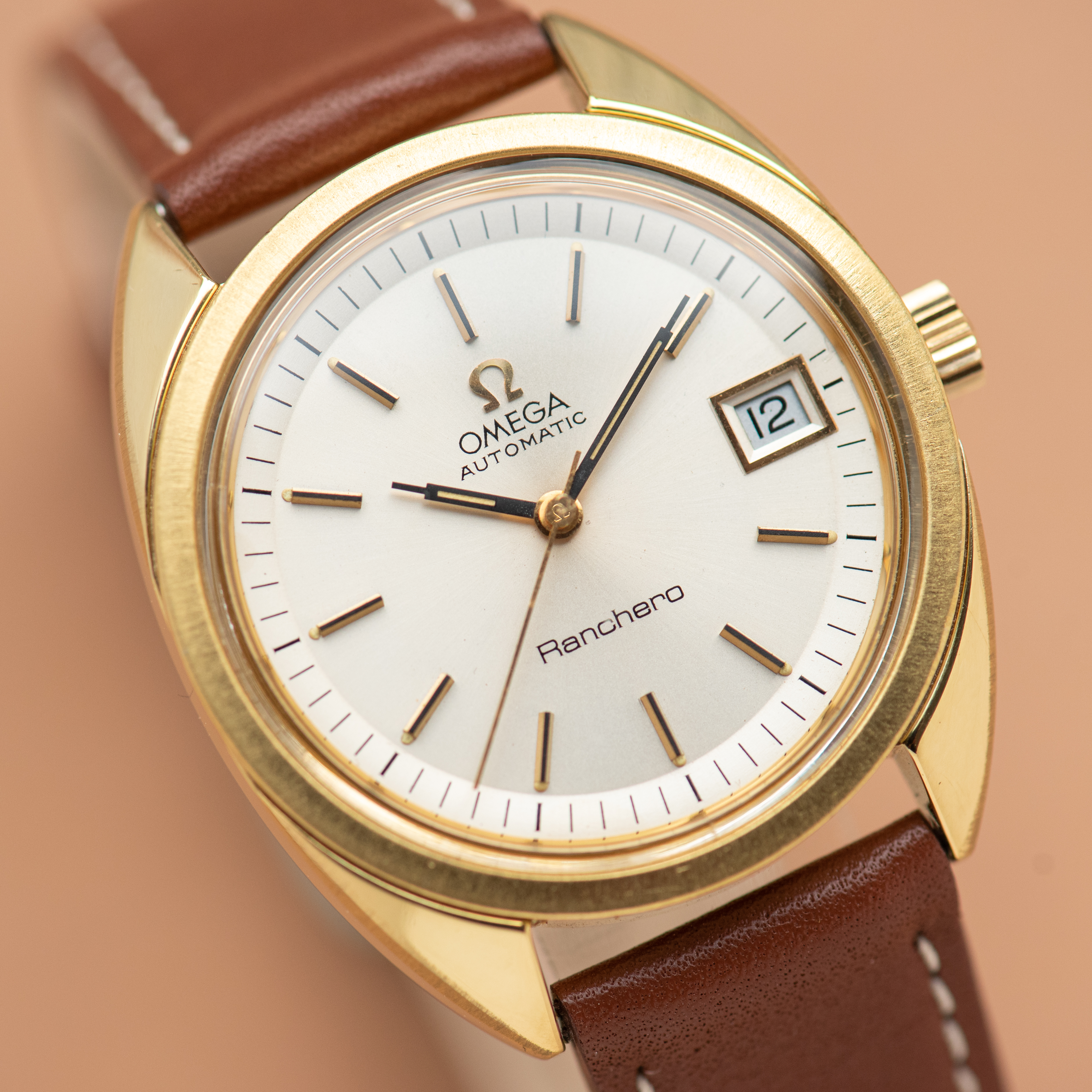 Zicht op Omega Ranchero Automatic Vanaf 1974 Ref 166.0218 cal 1012