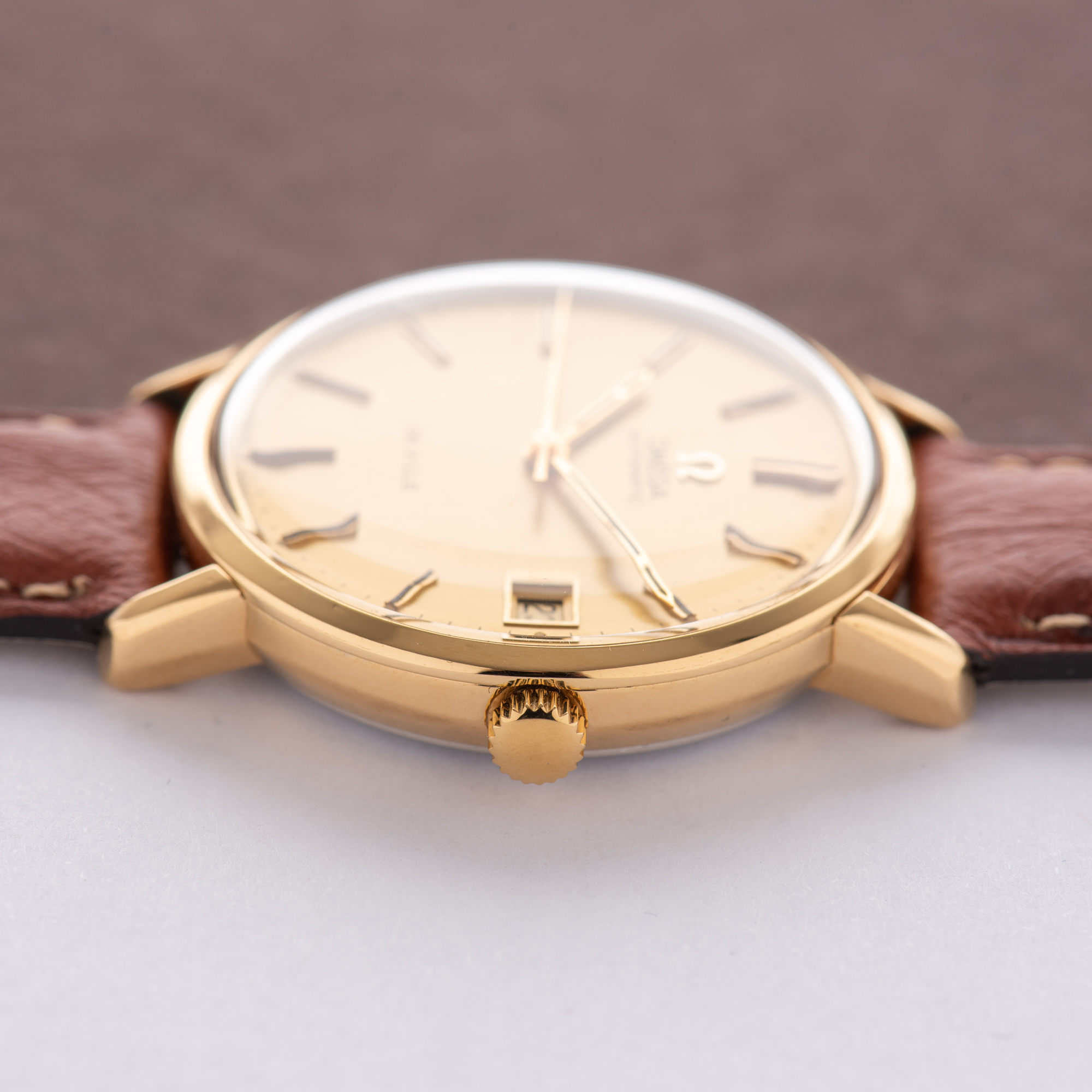 View of Omega Geneva Automatic Date ref 166.0161